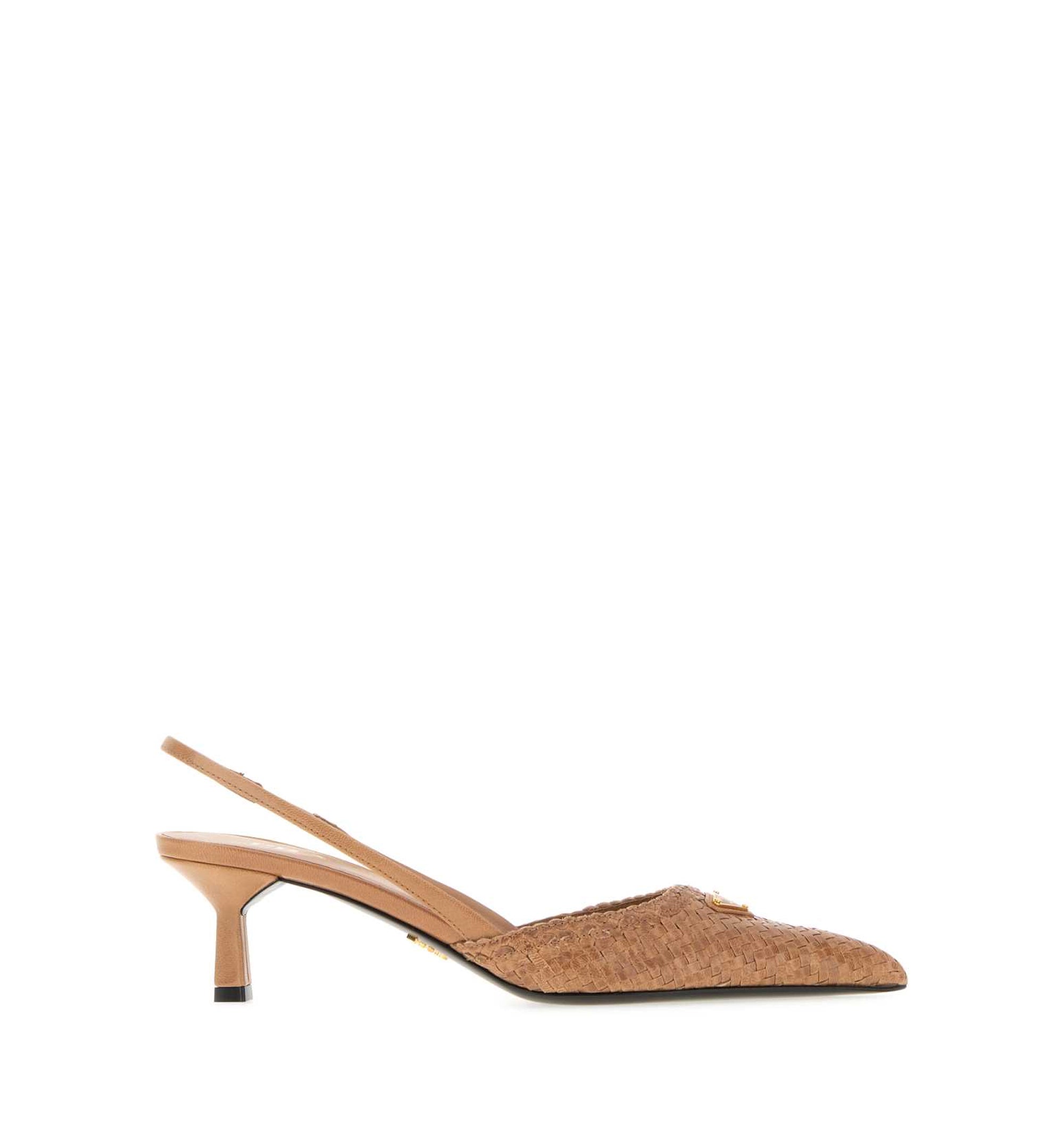 Leather Slingback Pumps