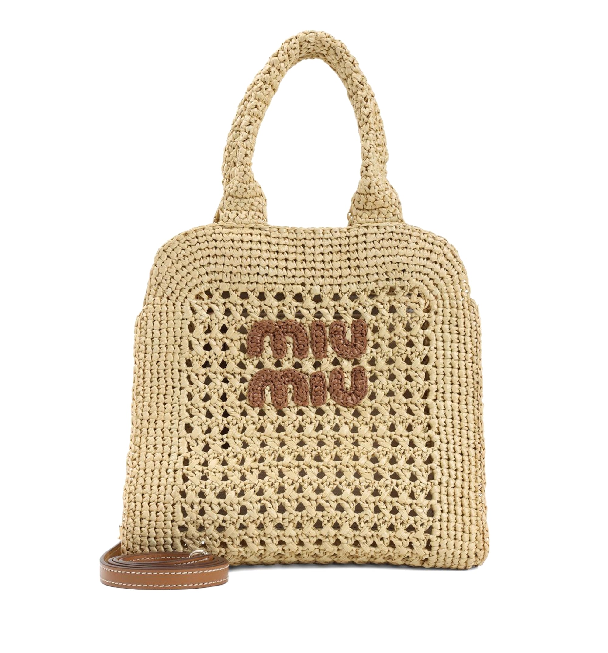 Ivy Rafia Tote Bag