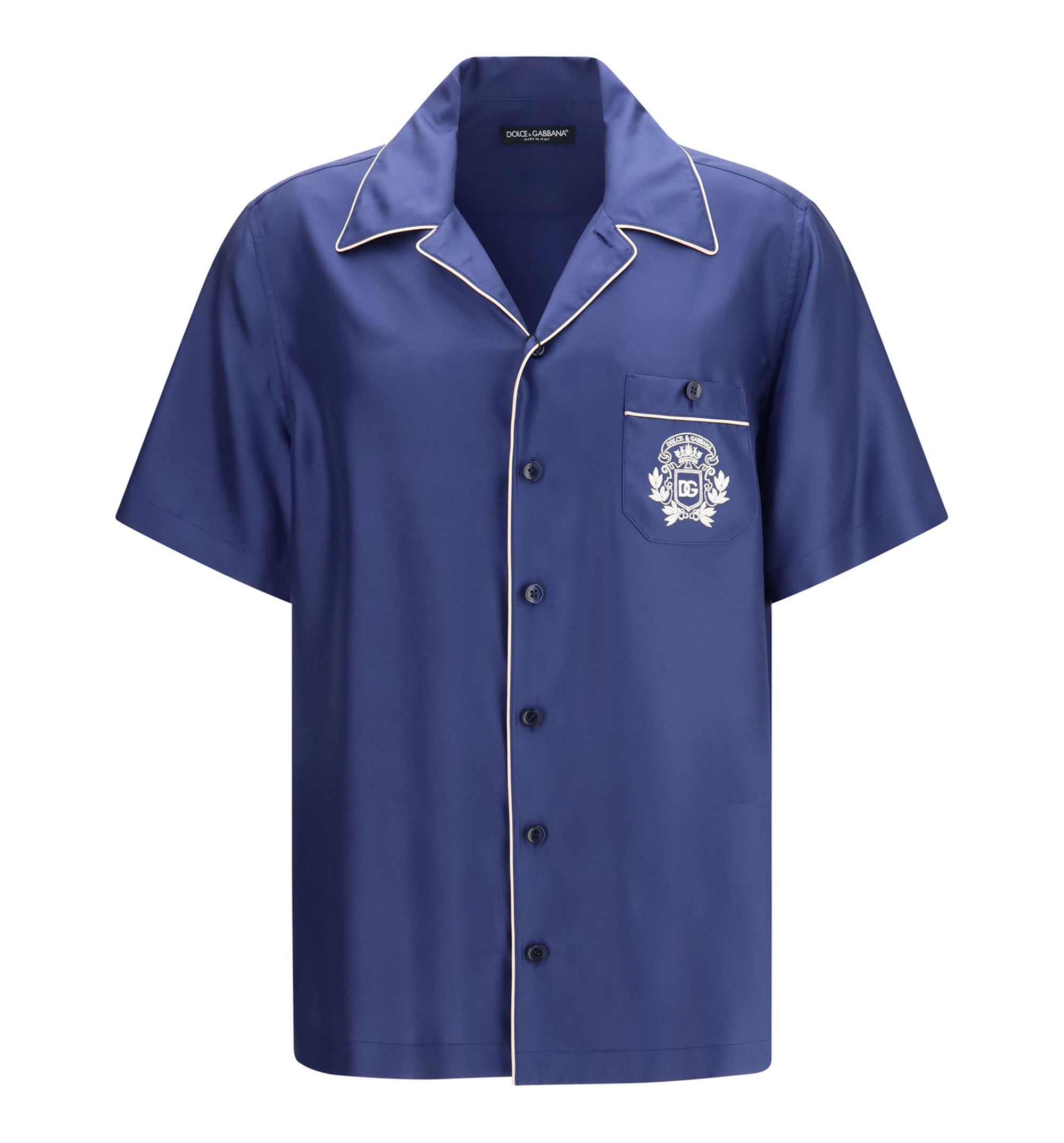 Hawaii Silk Shirt With Embroidery