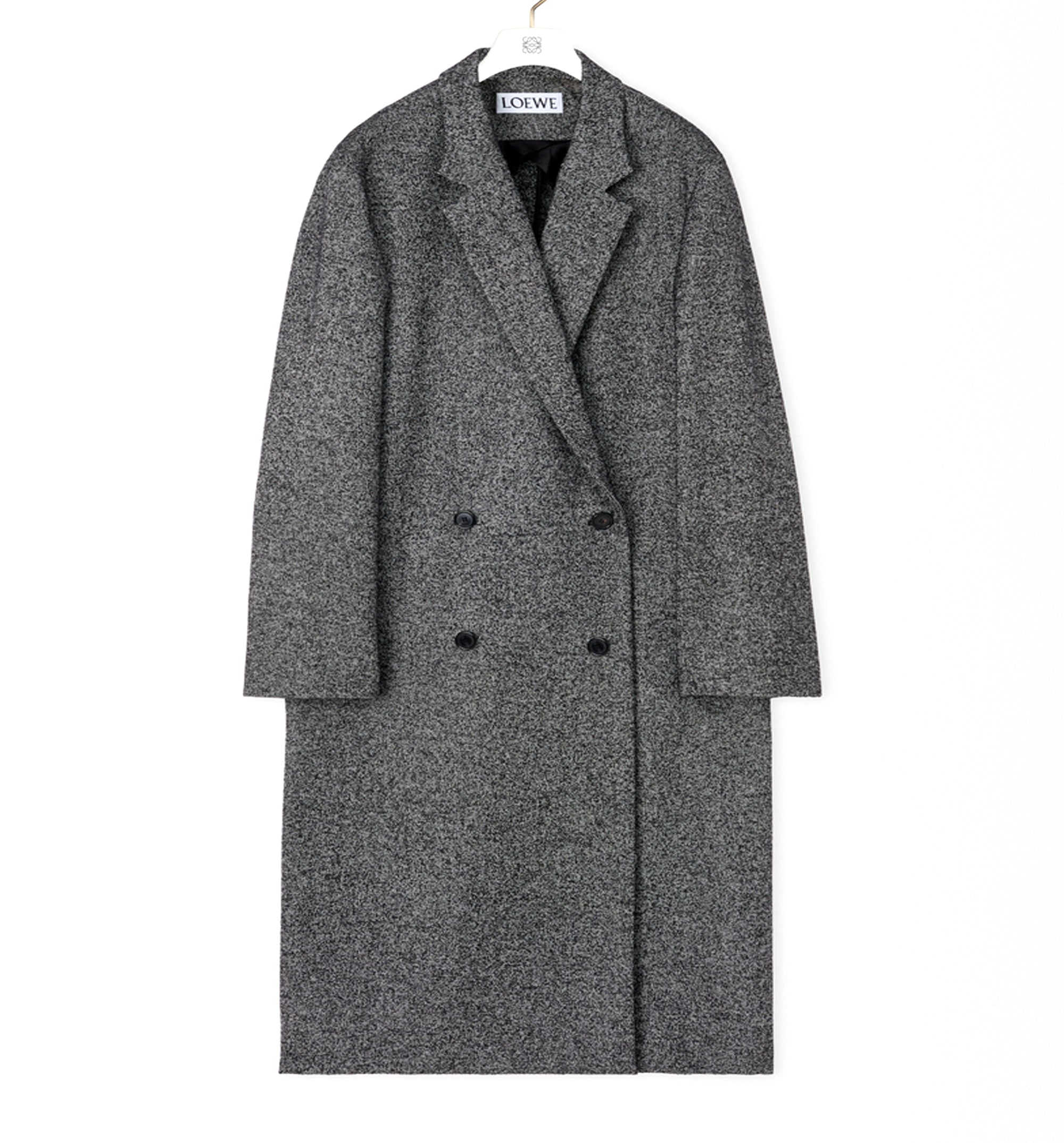 Double Breasted Coat In Wool Blend