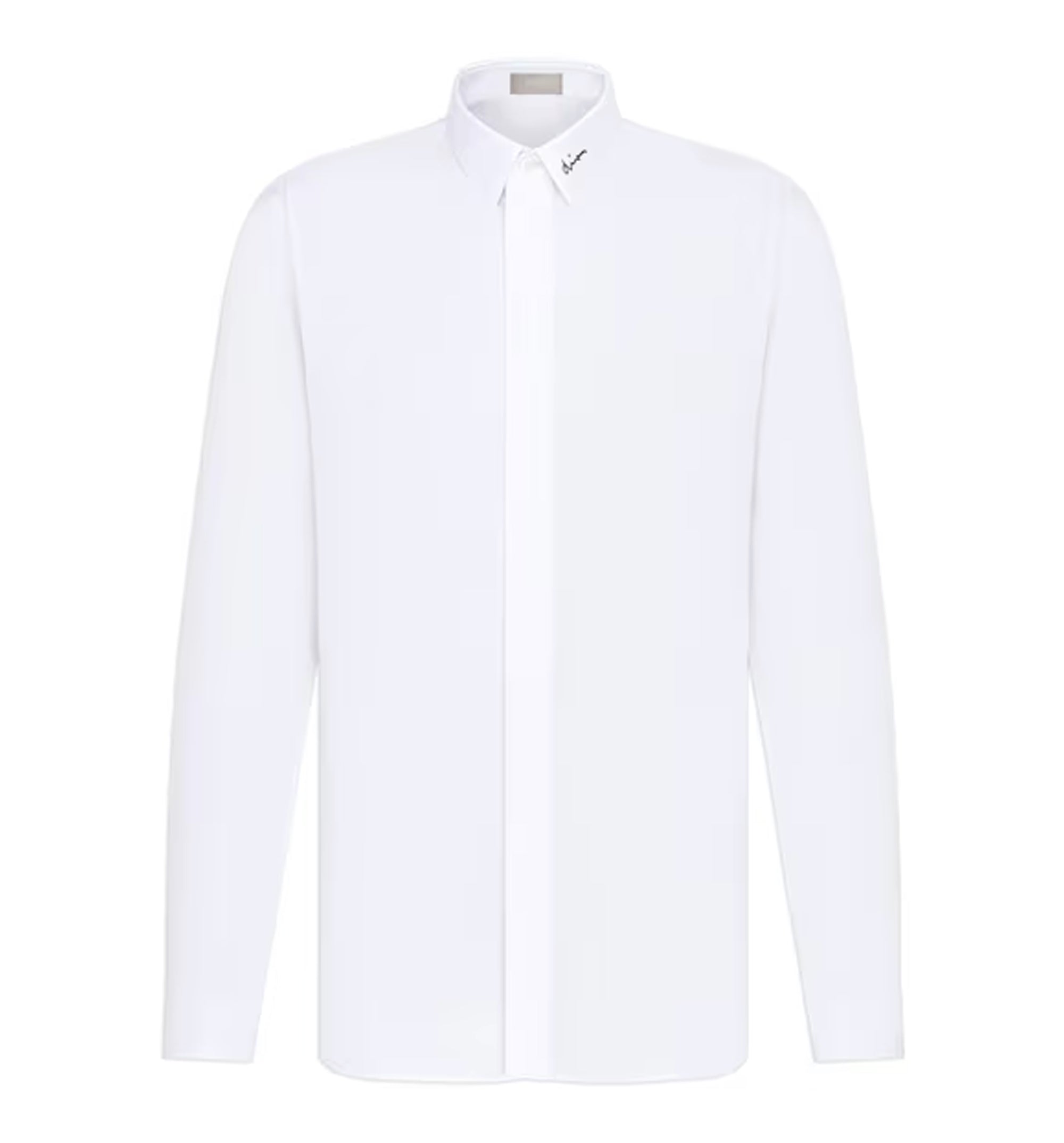 Shirt with Dior Embroidery