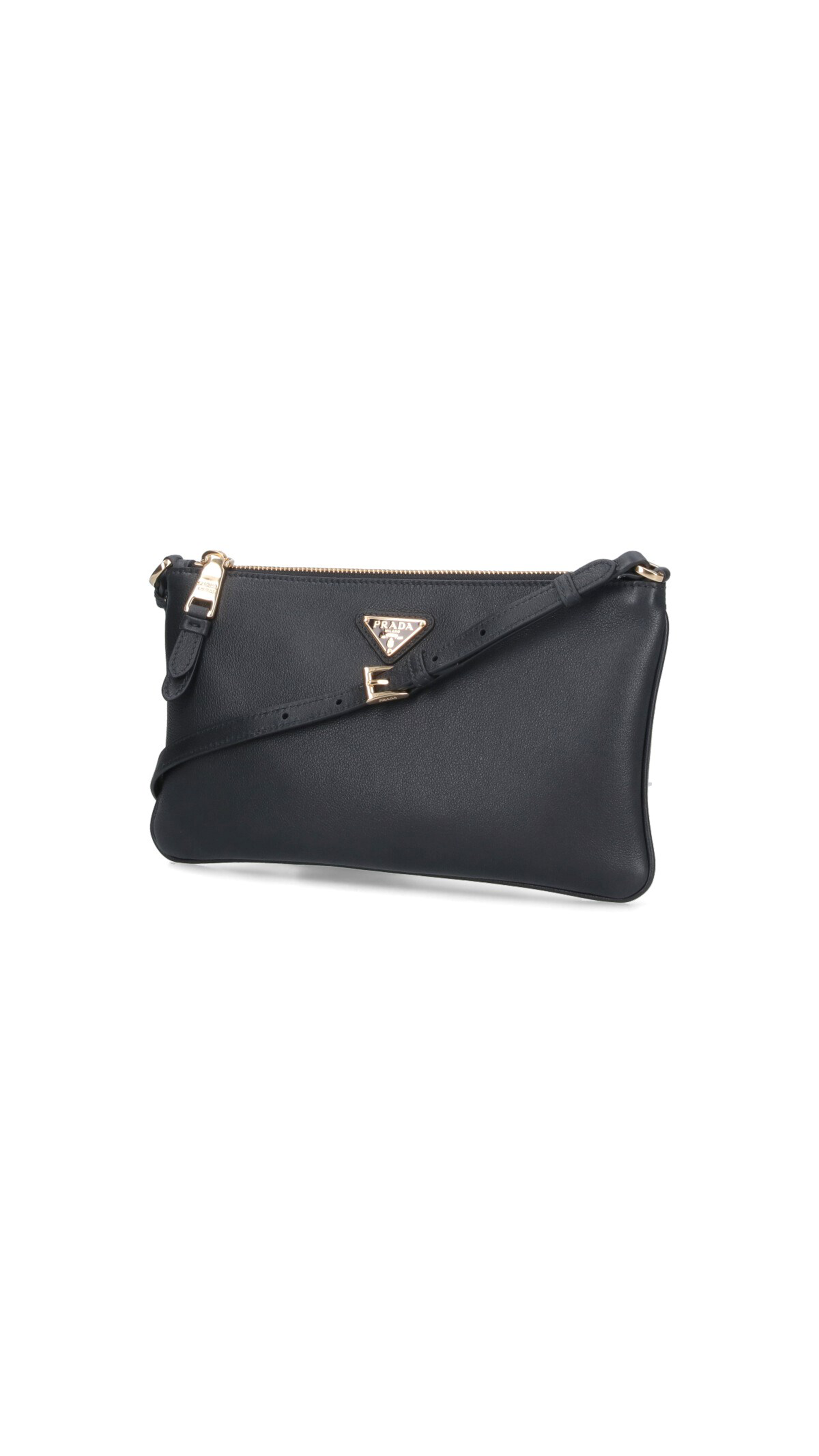 Nappa Leather Pouch - Black