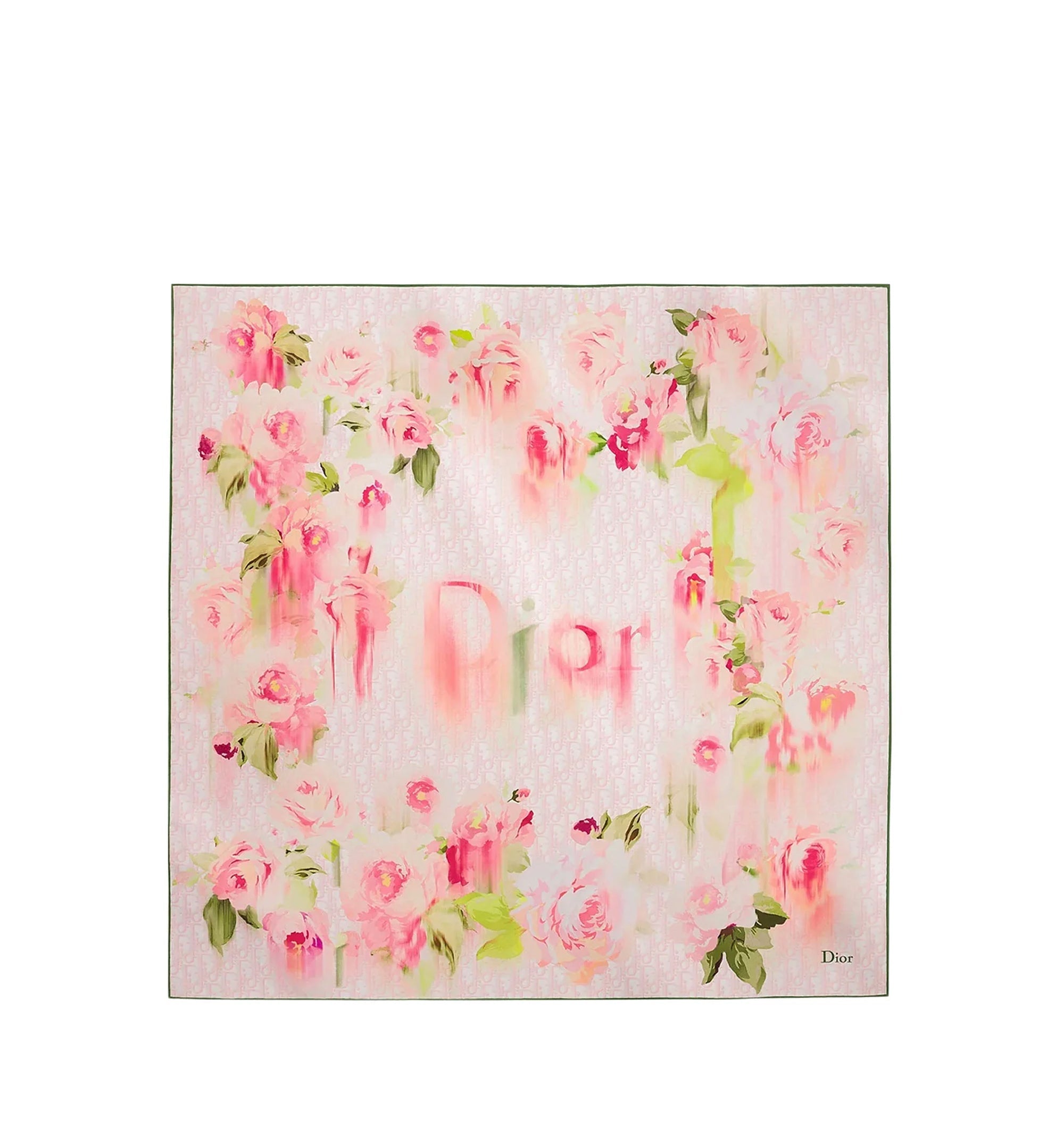 Dior Painted Roses 90 Square Scarf