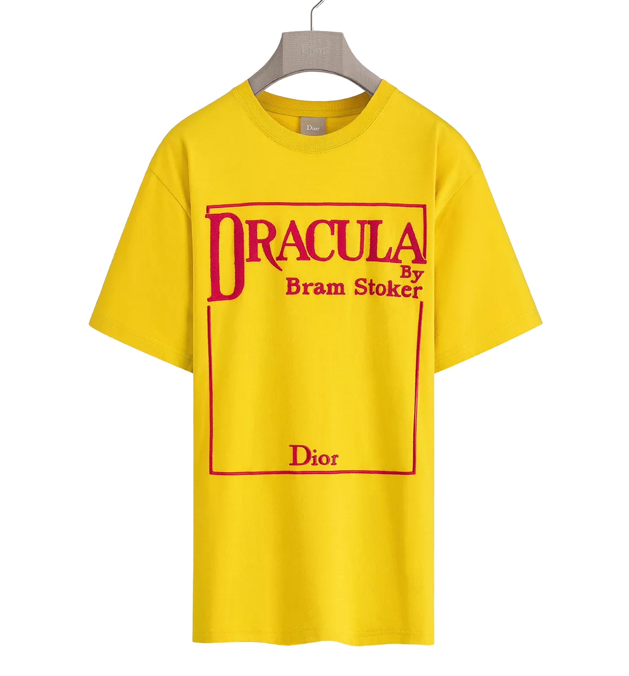 T-Shirt with Book Cover Embroidery, Relaxed Fit