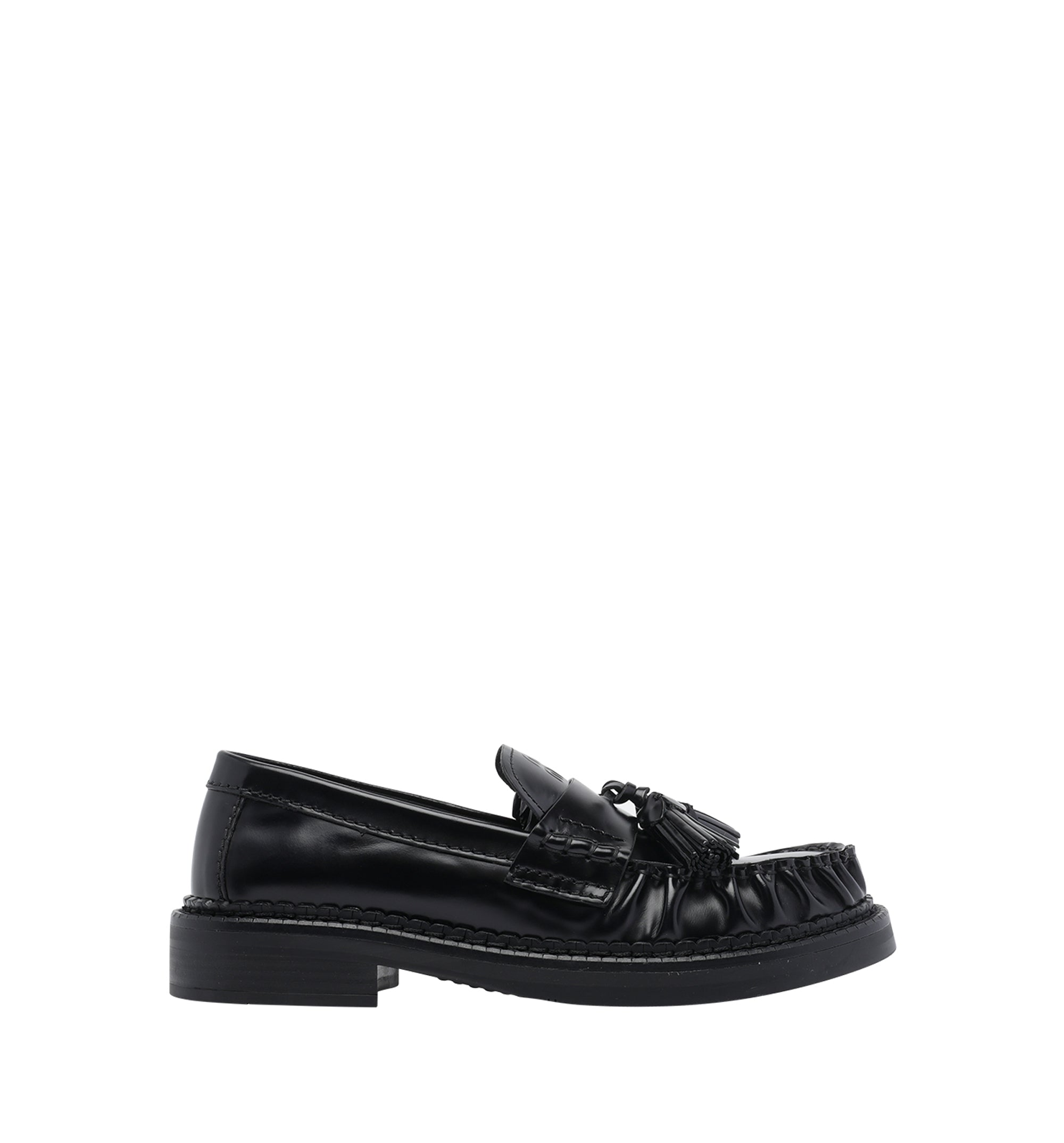 Tassel Loafers In Polished Leather