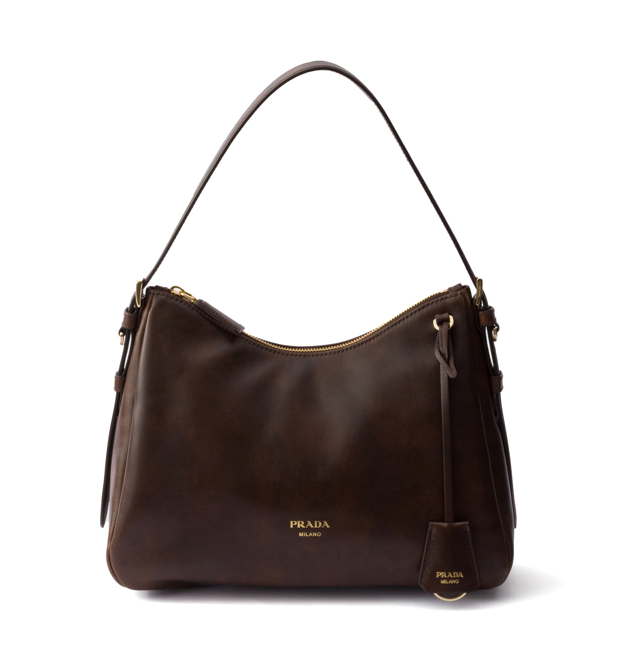 Prada Aimée medium leather shoulder bag