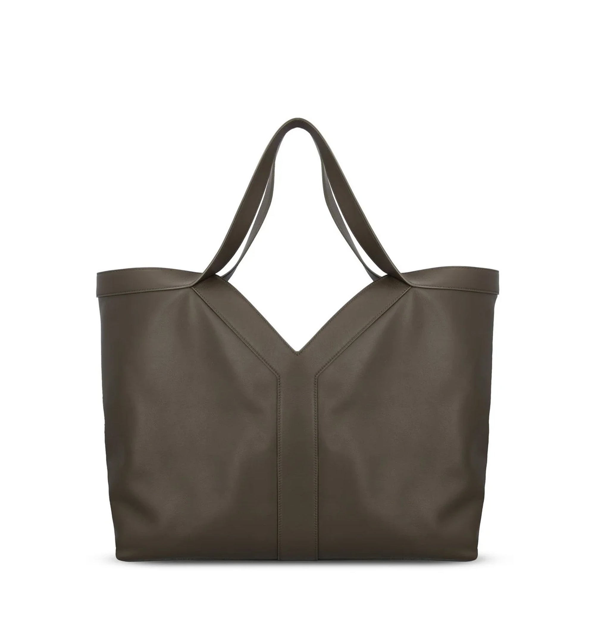 Y Large Tote In Leather