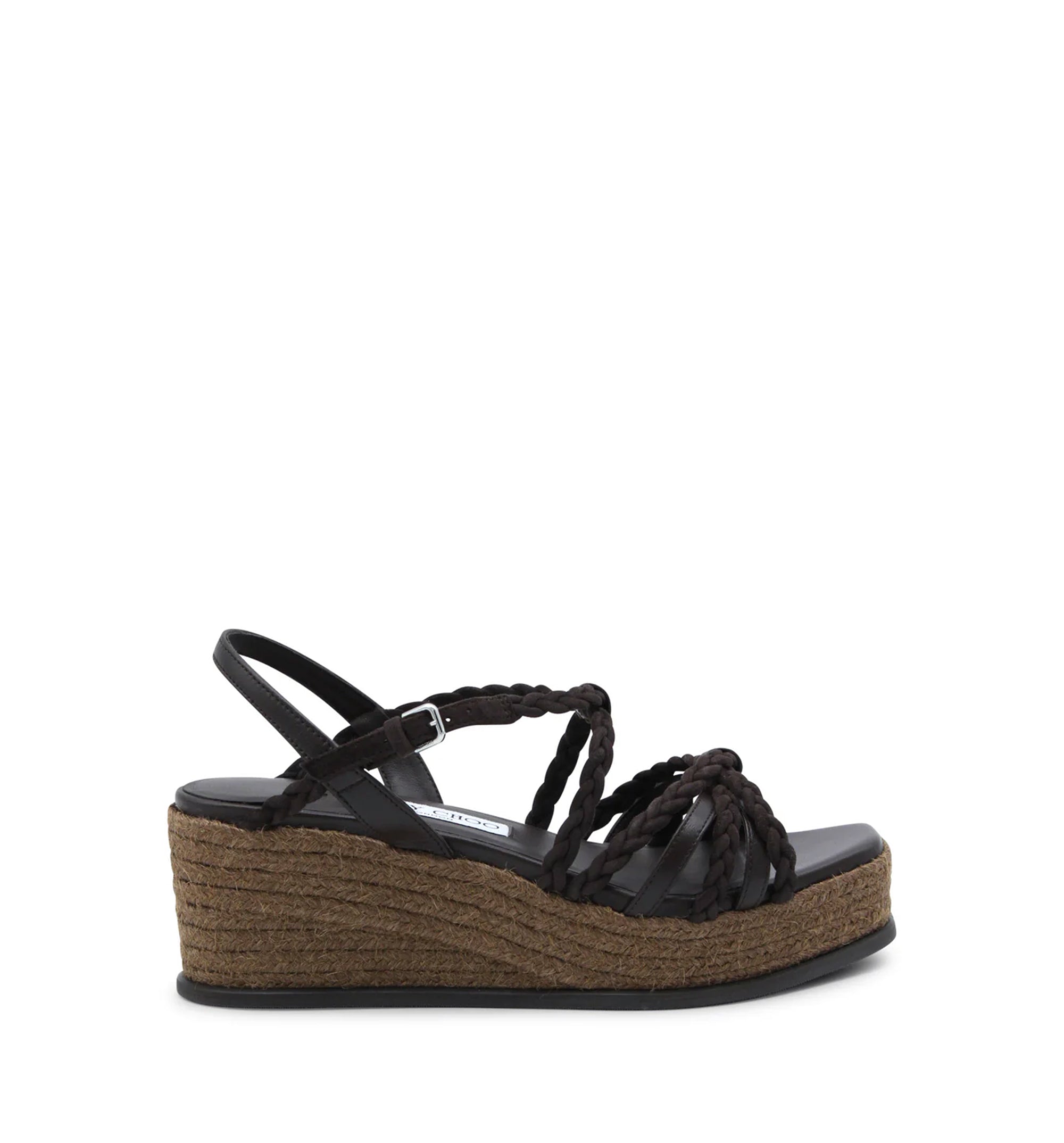 Nyra 60 Braided Espadrille Wedge Sandals