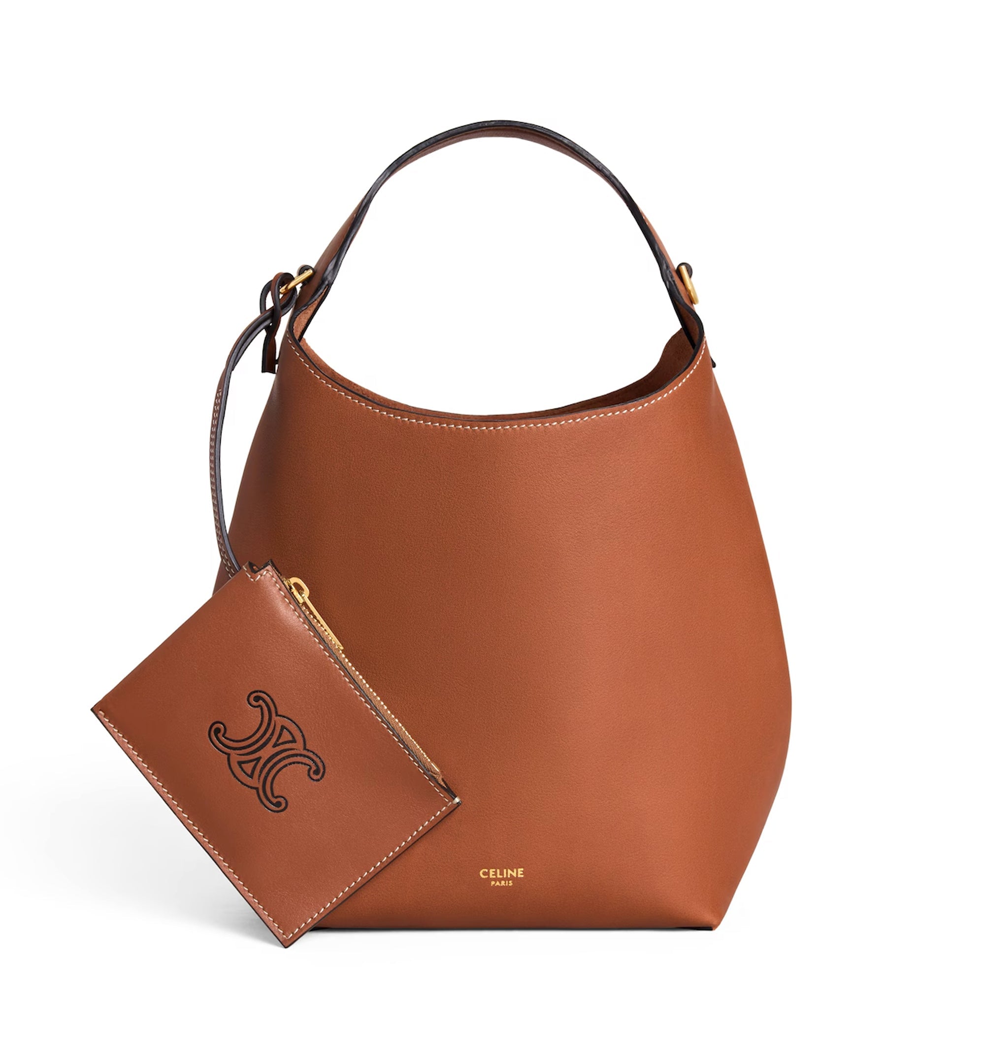 Small Hobo In Supple Smooth Calfskin