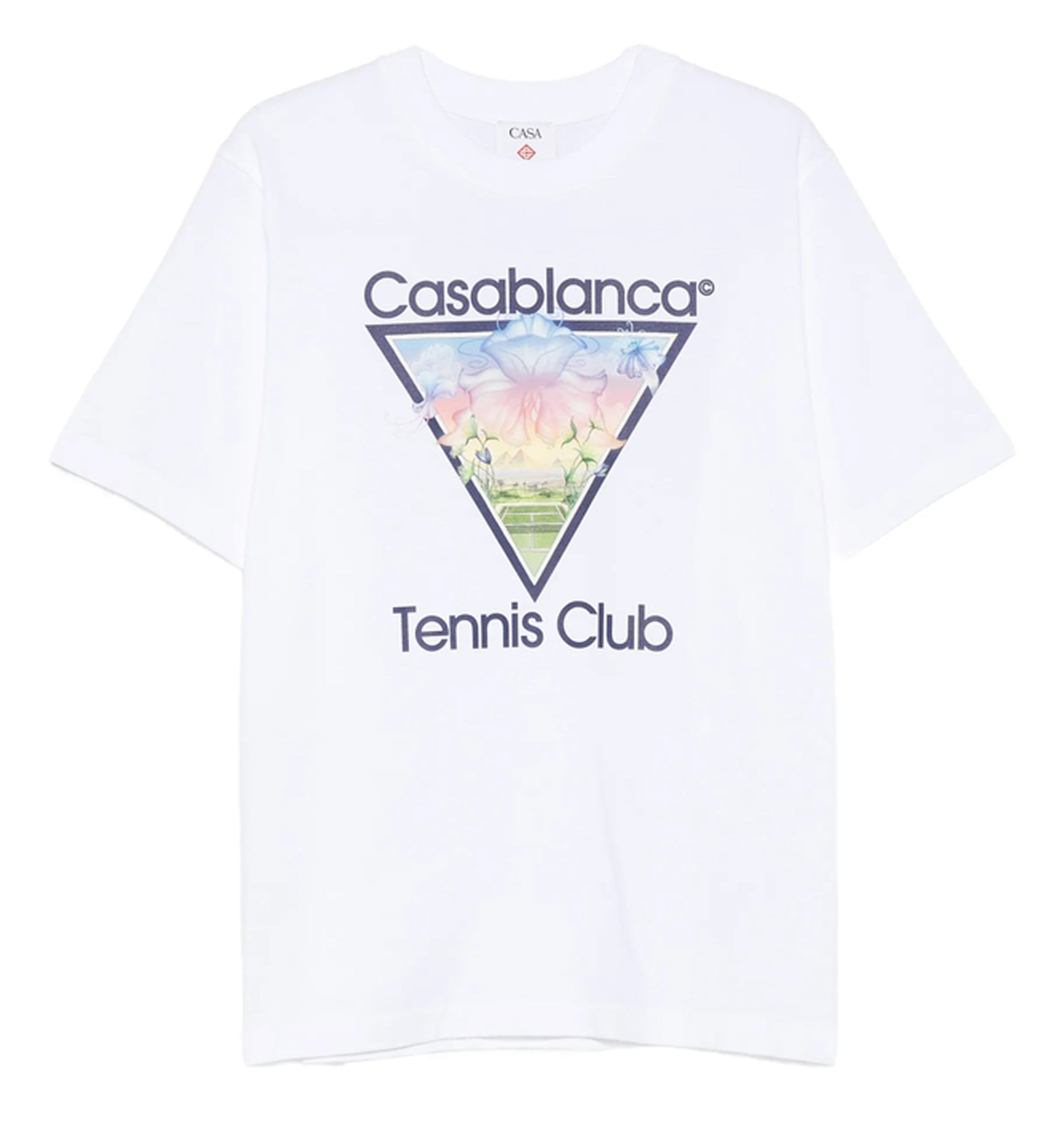White Tennis Club Icon Short Sleeve T‑Shirt
