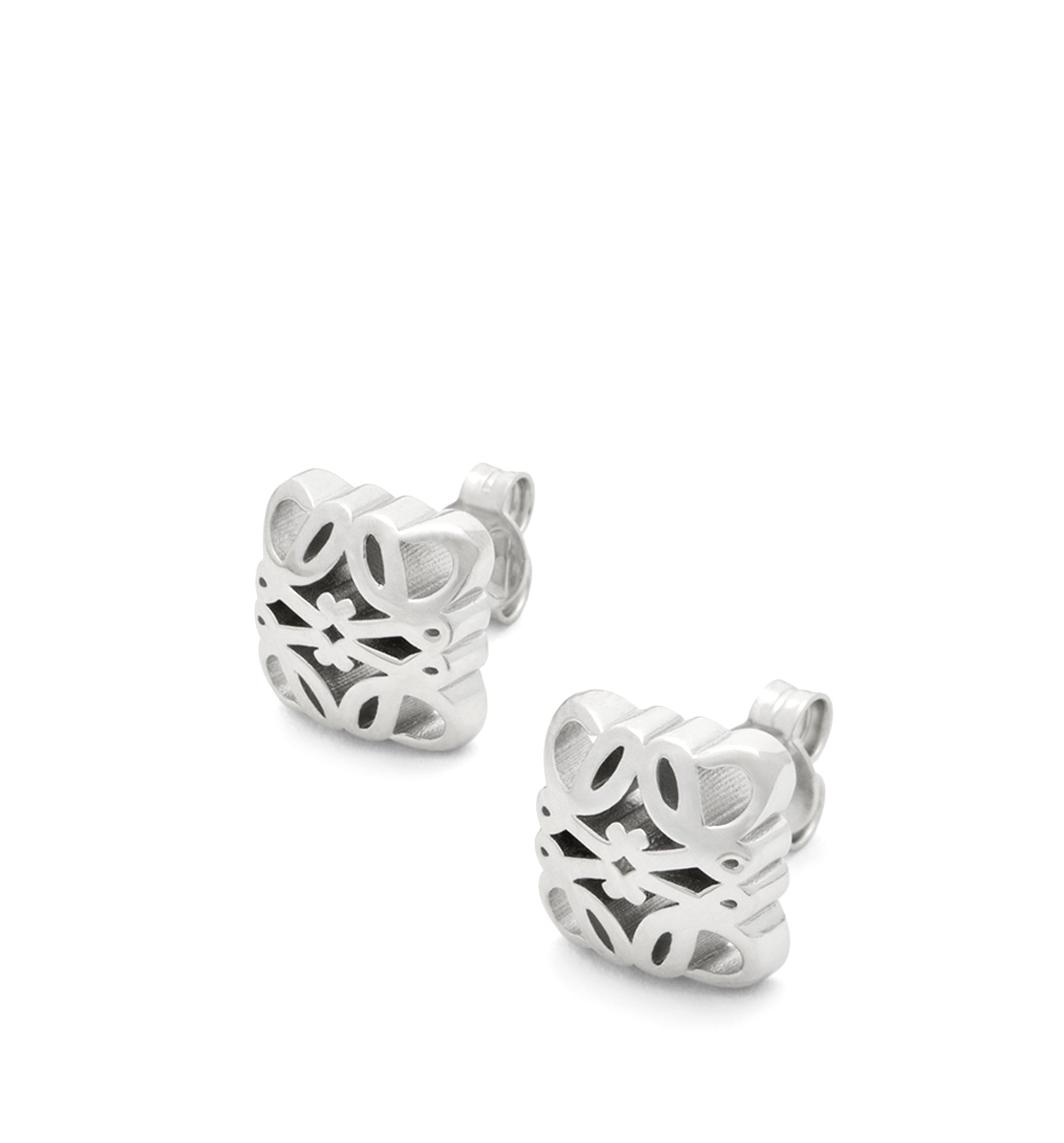 Anagram Bombé sterling silver earrings