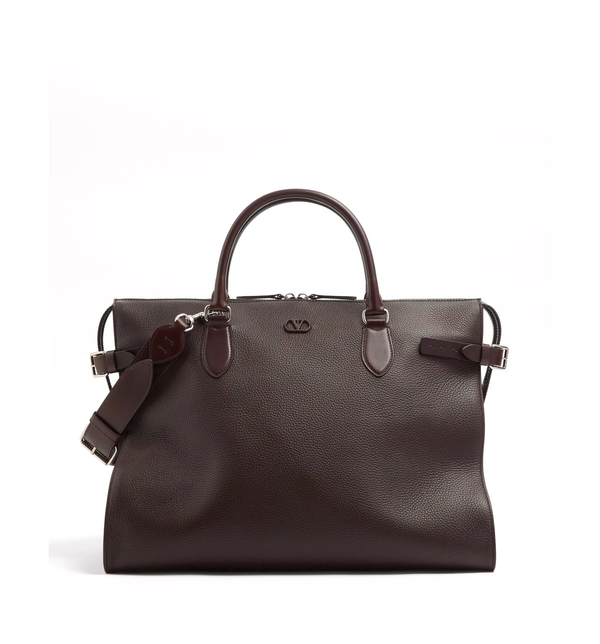 Valentino Garavani Antibes Duffle Bag In Grained Leather
