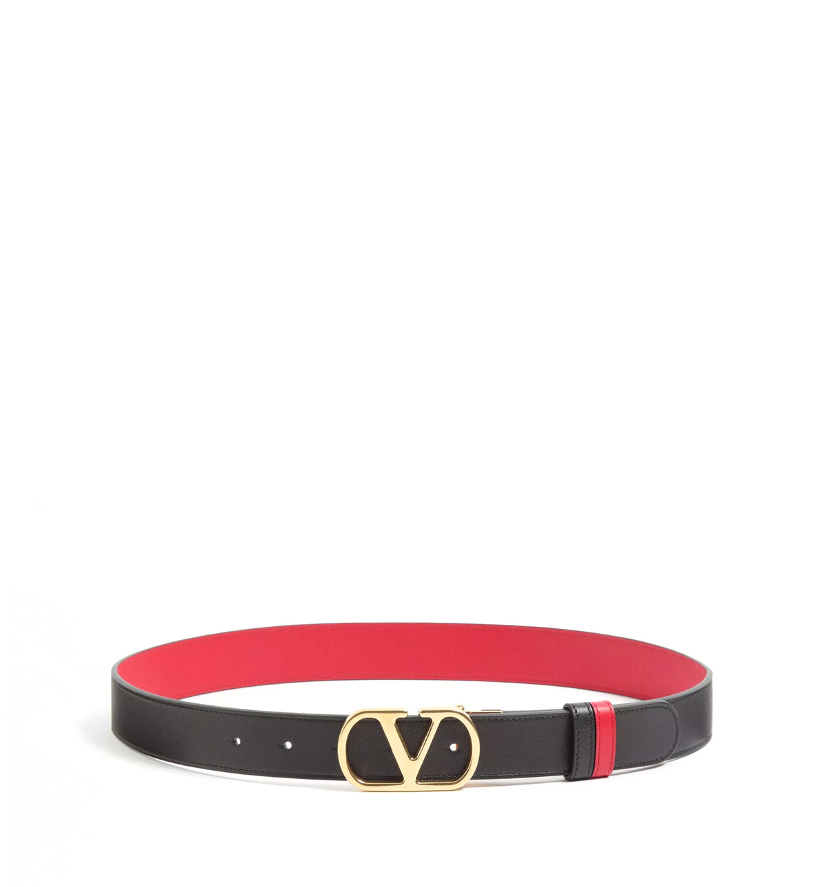 VLogo Signature Reversible Shiny Calfskin Belt - 30Mm / 1.2 In.