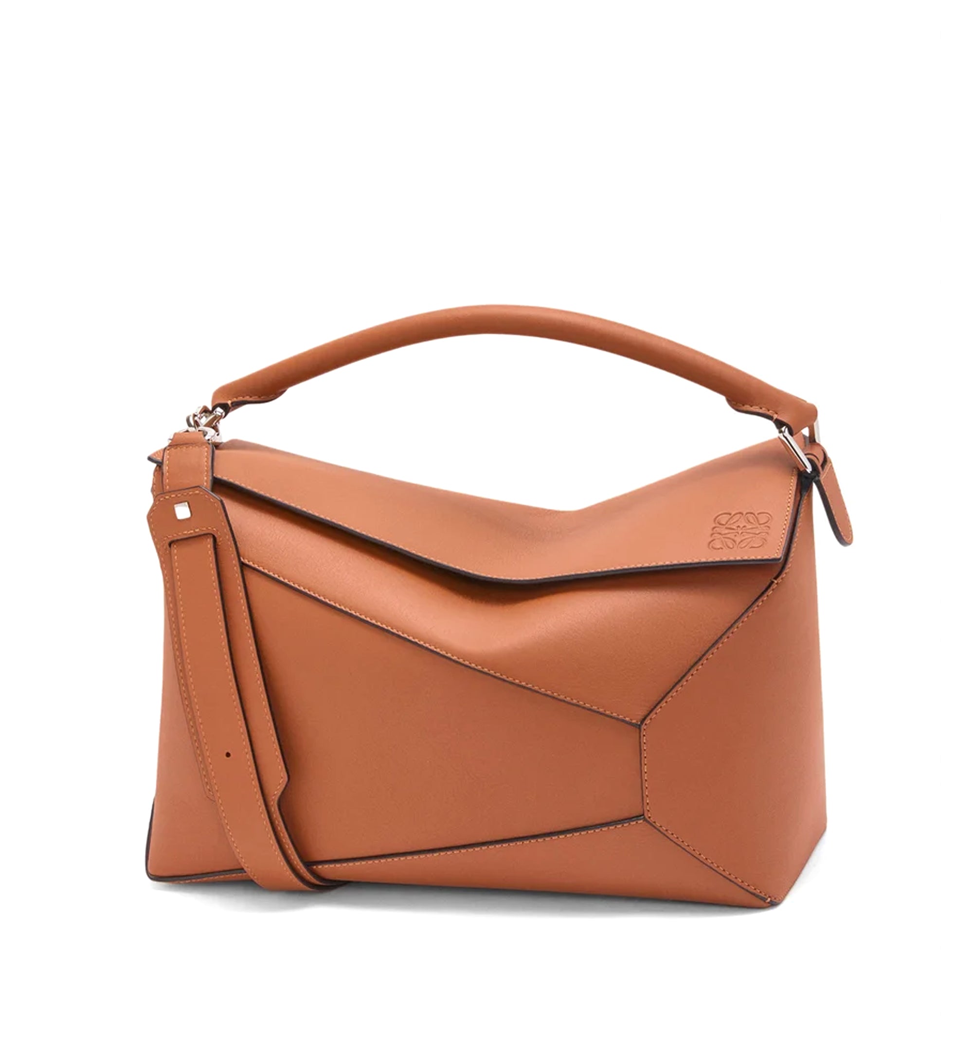 Large Puzzle Edge Bag In Classic Calfskin