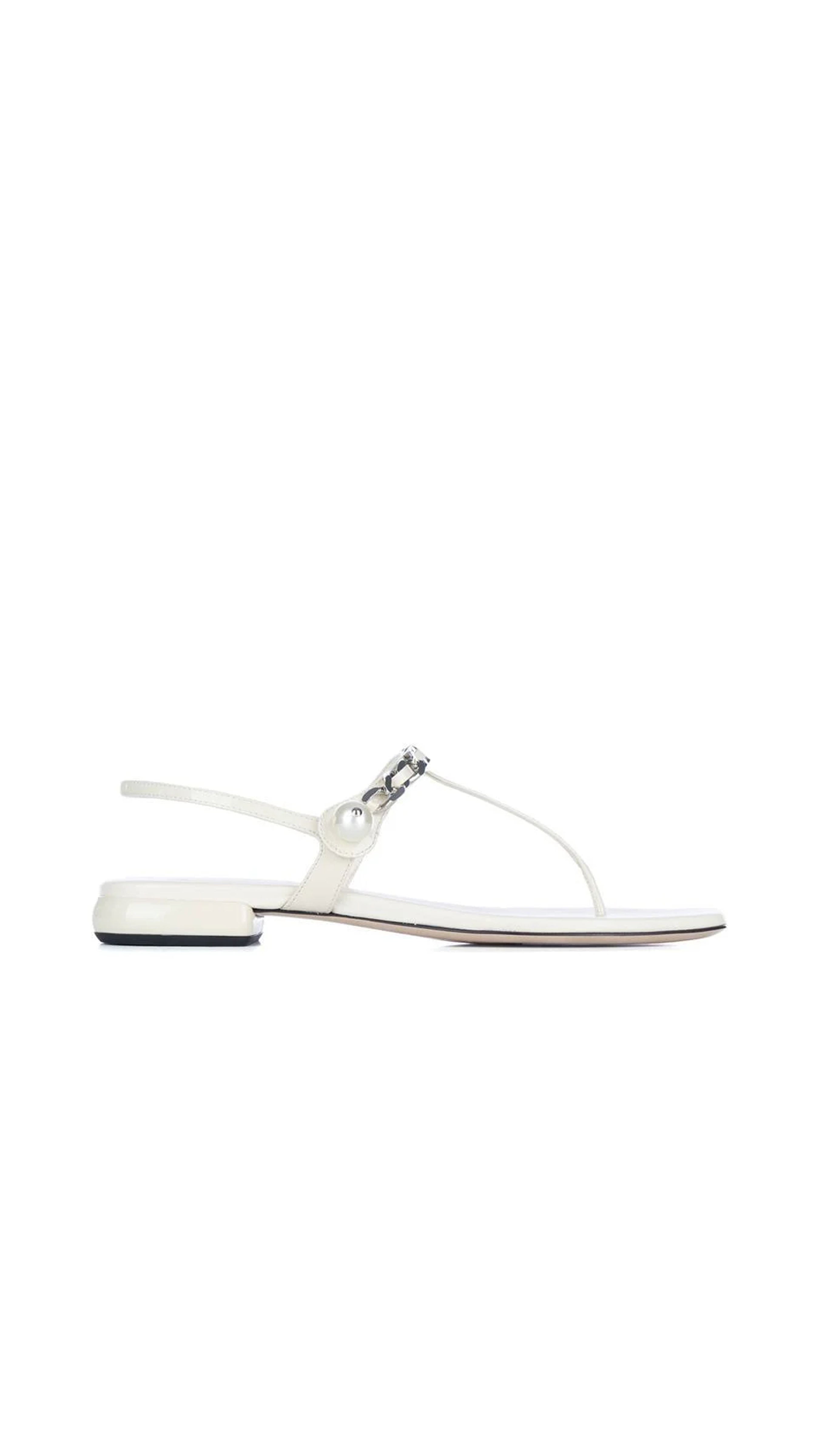 Clim Toed Sandals - Beige