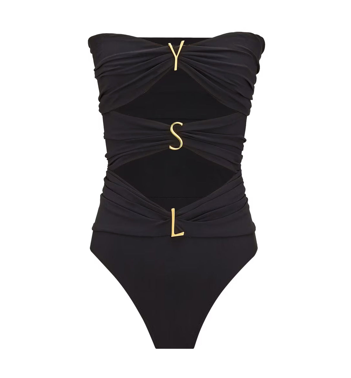 YSL strapless swimsuit