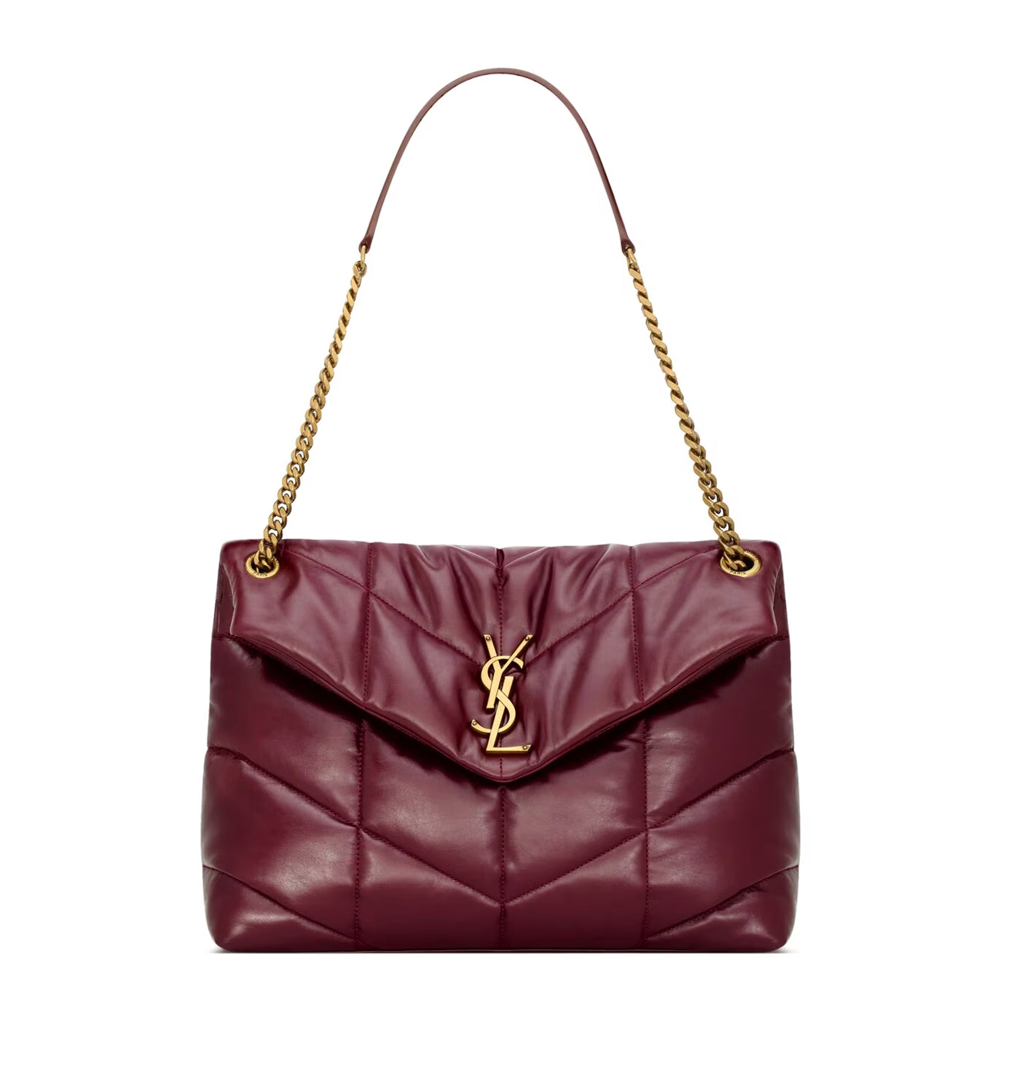 Puffer Medium In Shiny Leather