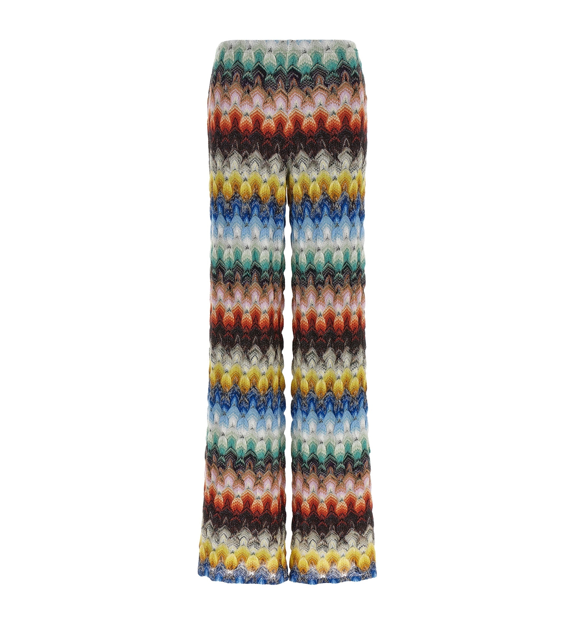 Lamé viscose pants