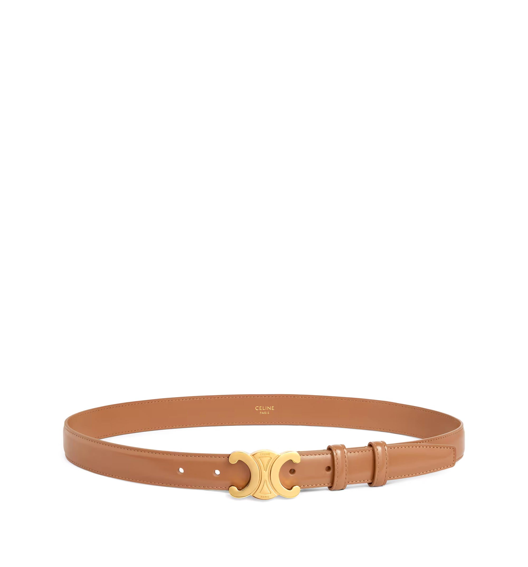 Medium 25MM Triomphe Belt in Taurillon Leather