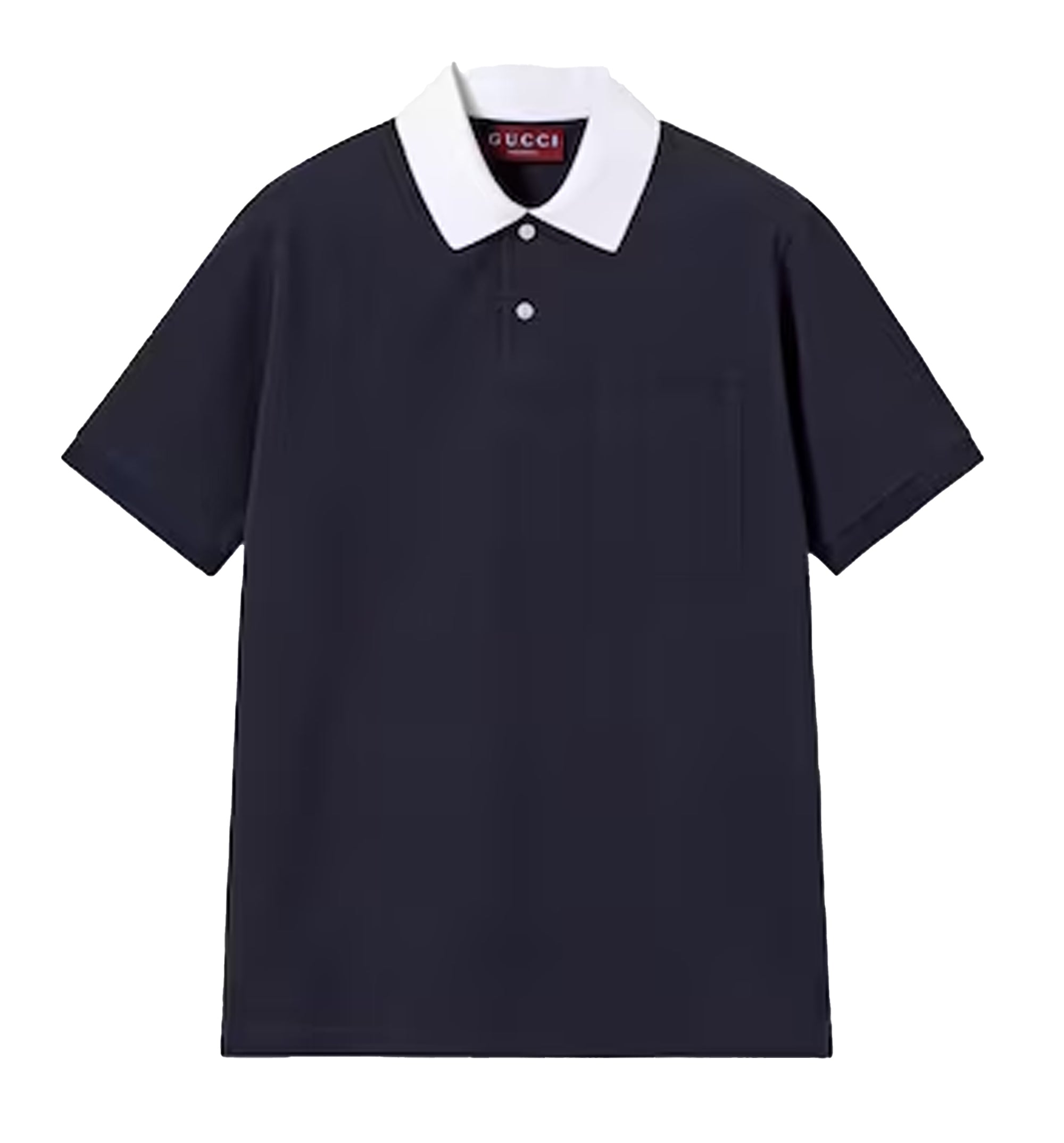Stretch cotton piquet polo shirt