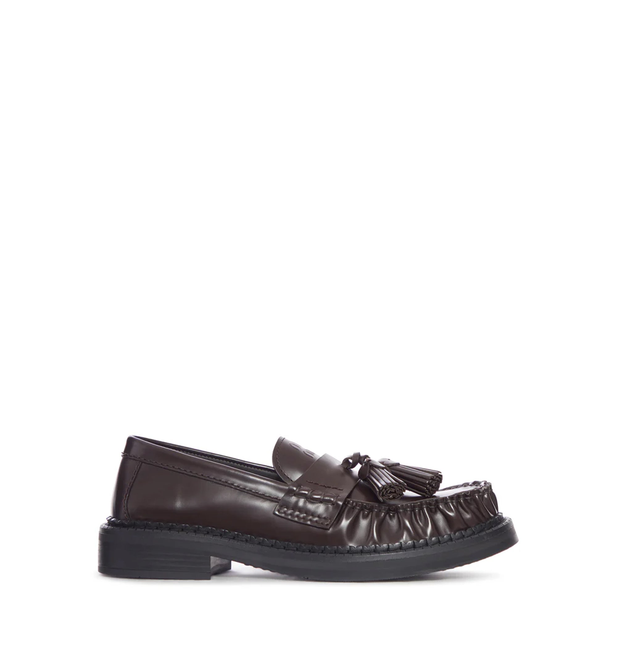 Tassel Loafers In Polished Leather
