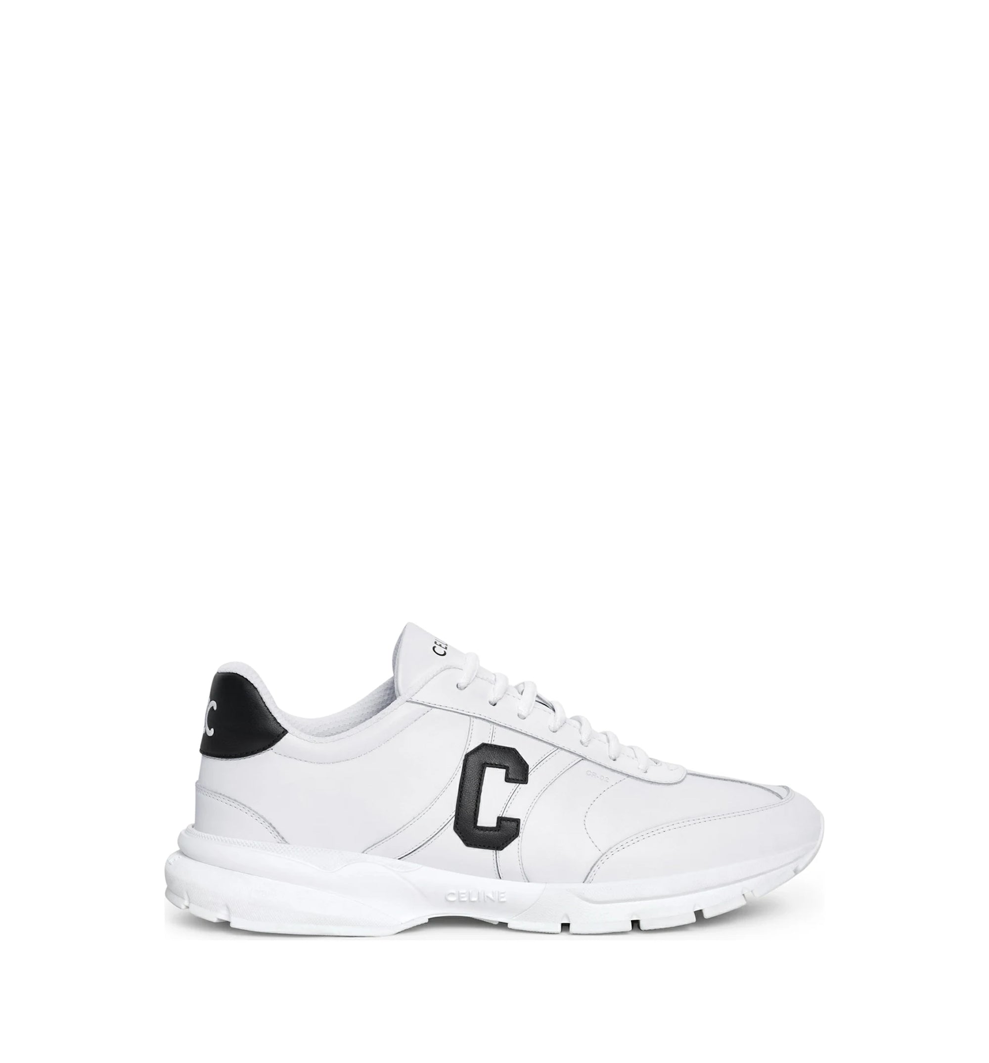 Runner CR-02 Low Lace-Up Sneaker In Calfskin