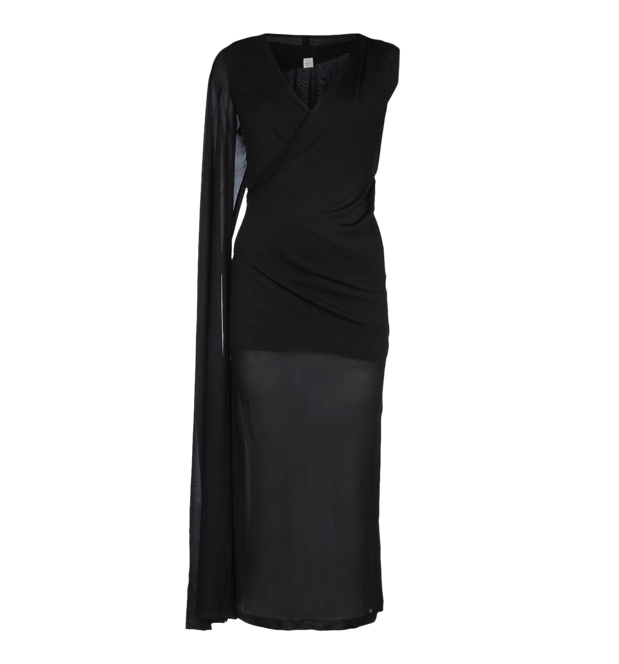 Overlapped Scarf Dress