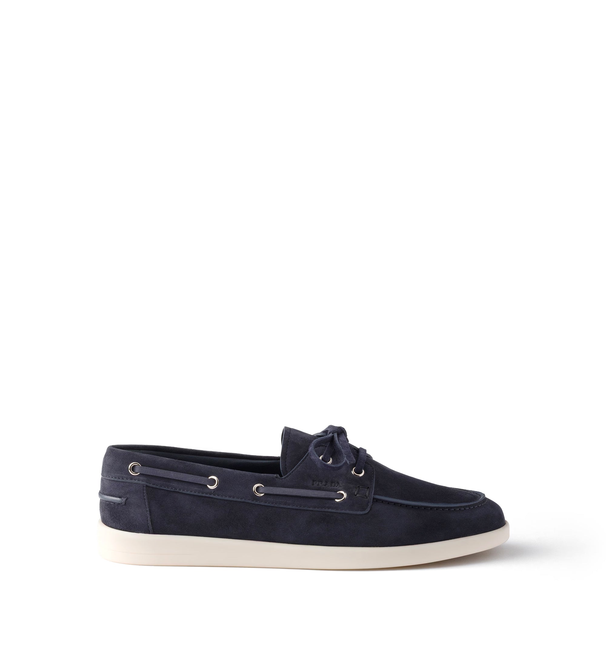 Suede Lace-Up Loafers