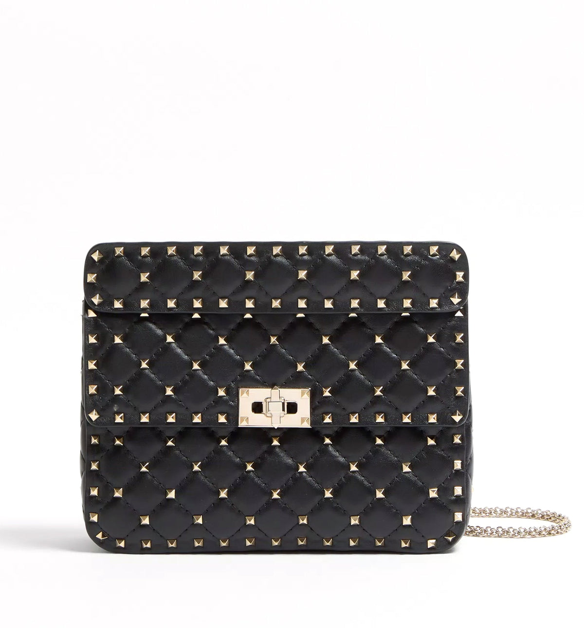 Rockstud Spike Medium Shoulder Bag In Nappa Leather