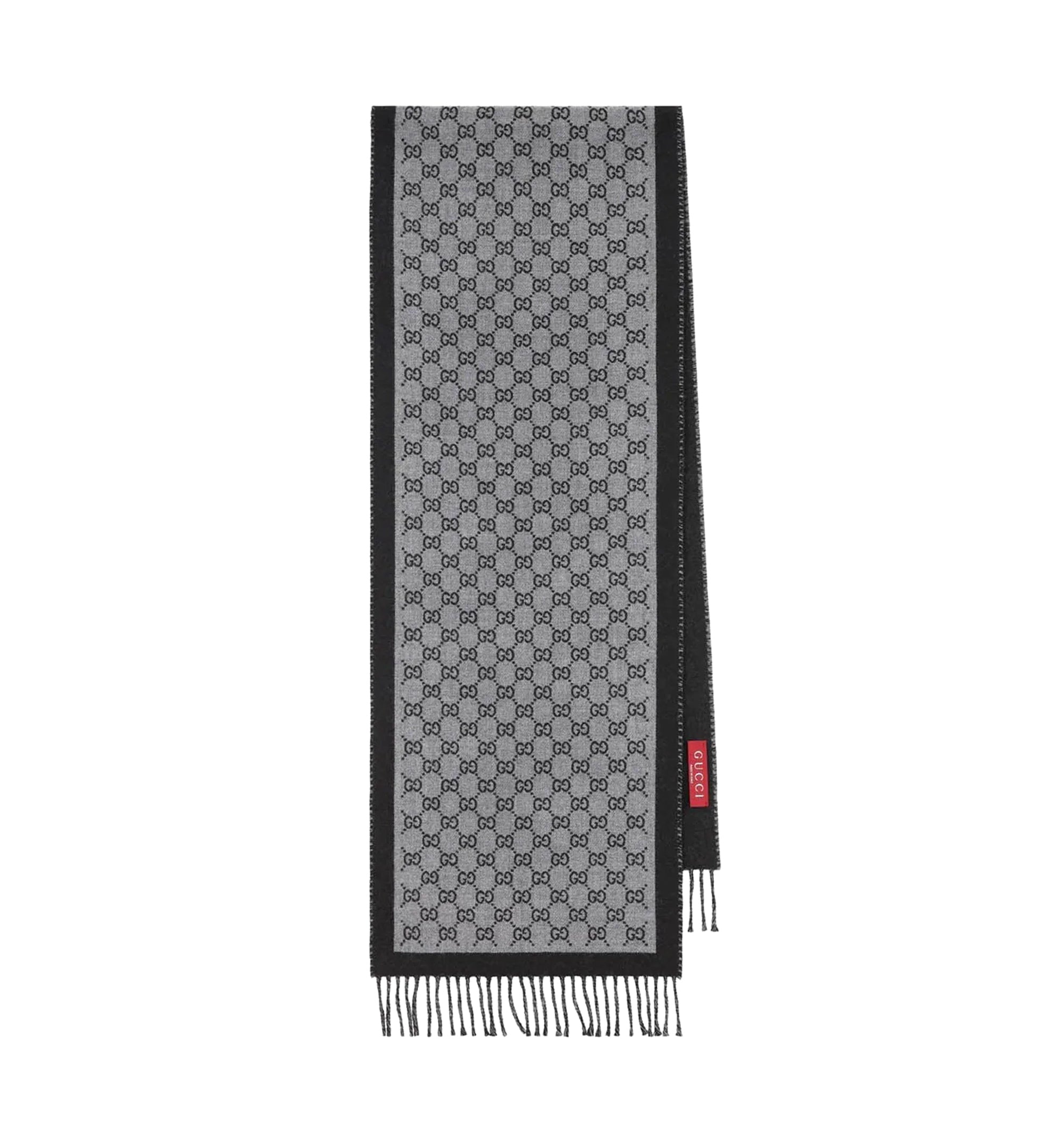 GG wool jacquard scarf