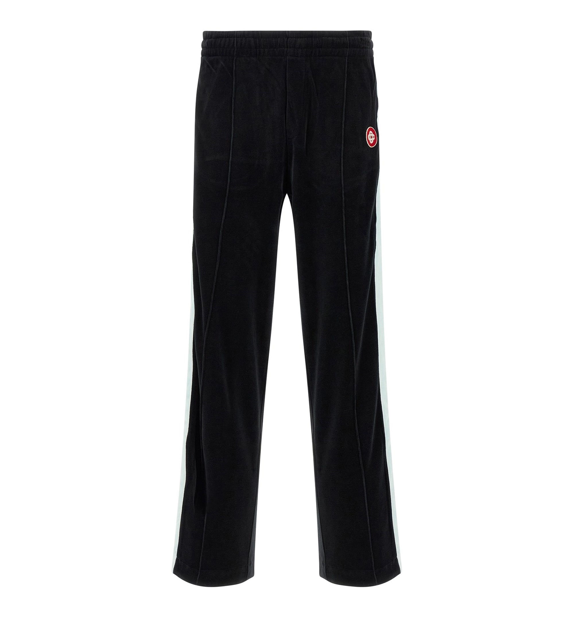 Side-Stripe Velour Track Pants