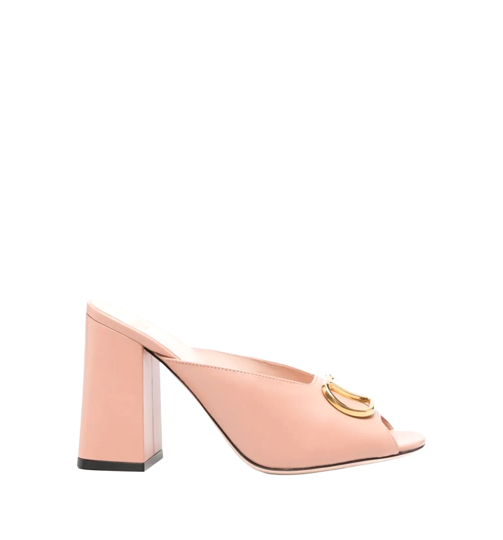 VLogo Signature Leather Mules