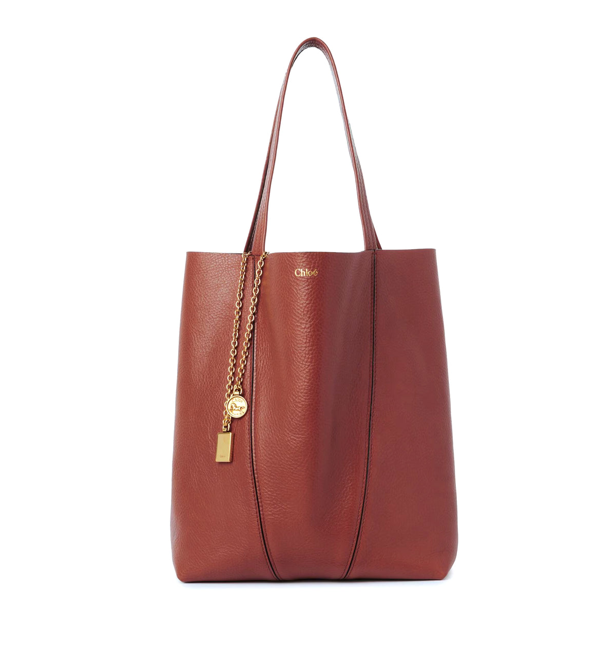 Chloé Spin tote bag in grained leather