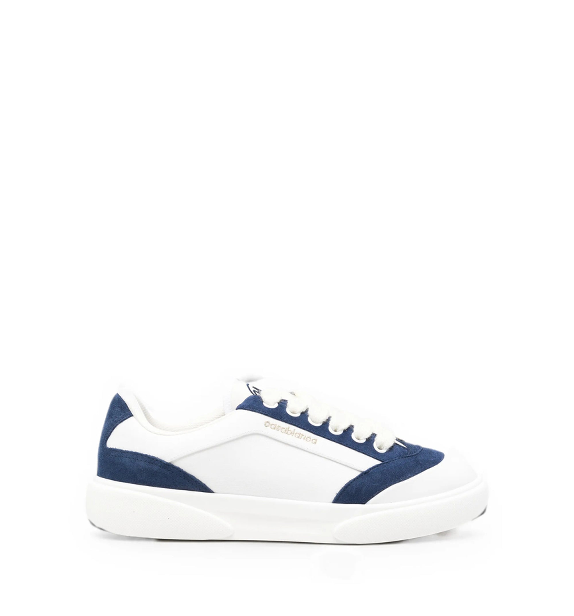 White & Navy Del Mar Sneaker