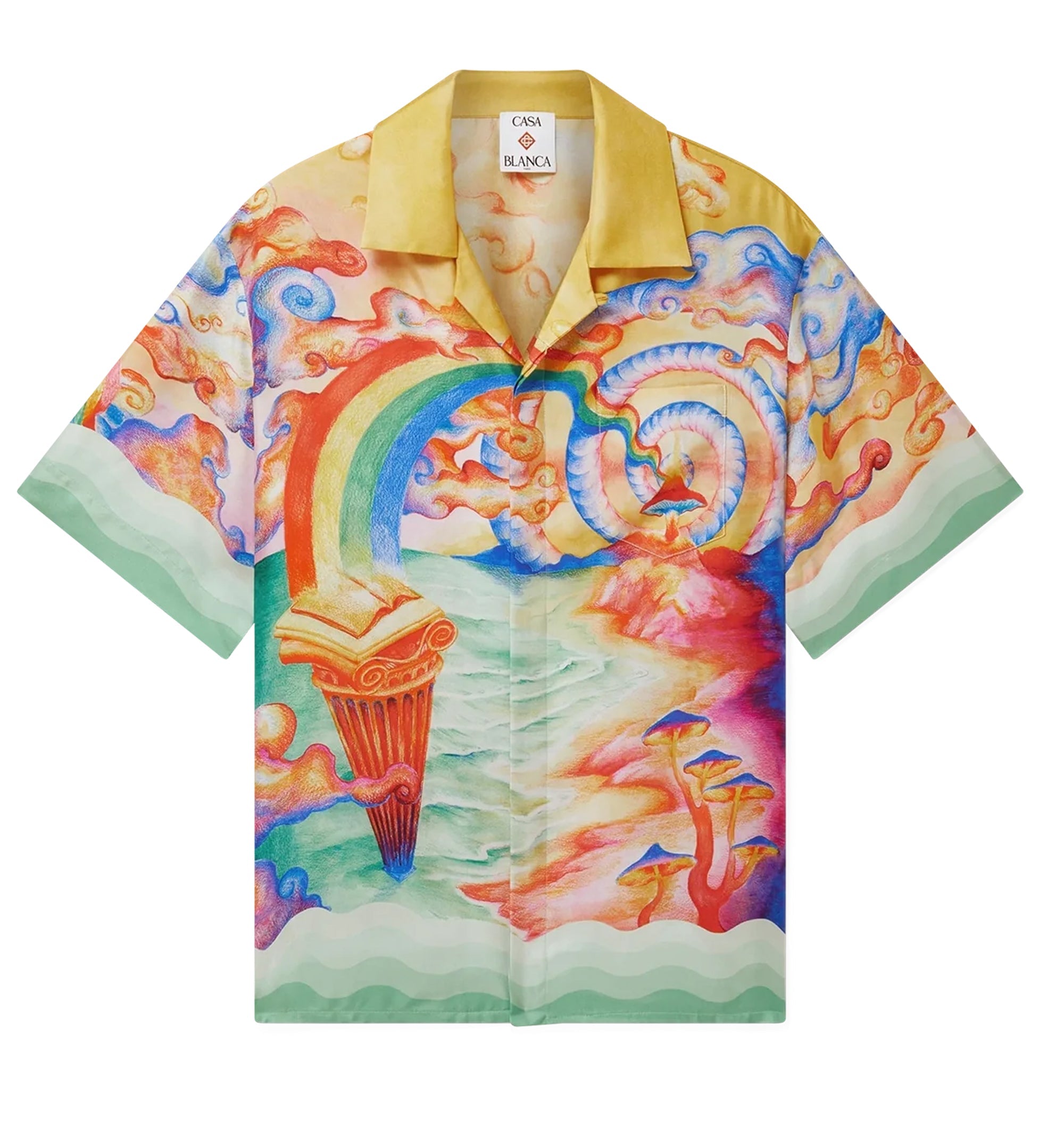Nature’s Teacher Short Sleeve Silk Shirt