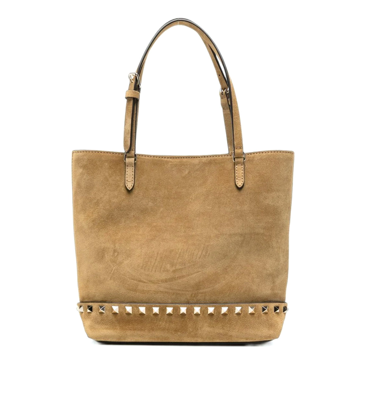 Rockstud Leather Tote Bag