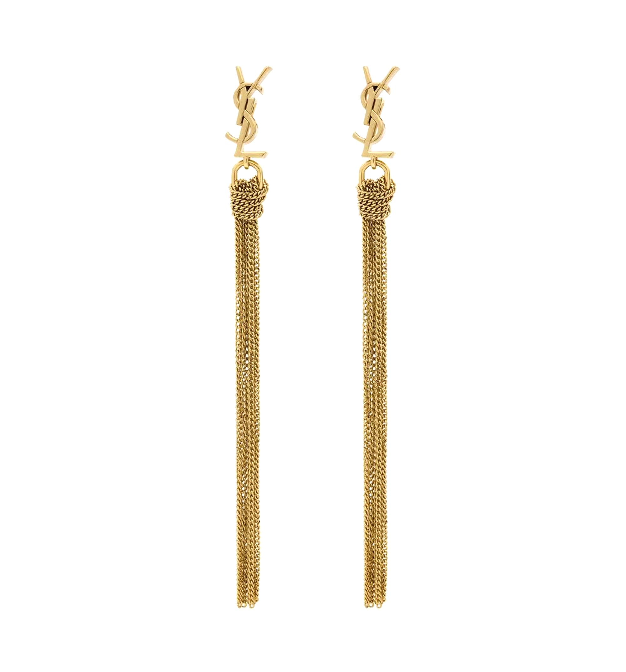 Cassandre Tassel Earrings In Metal