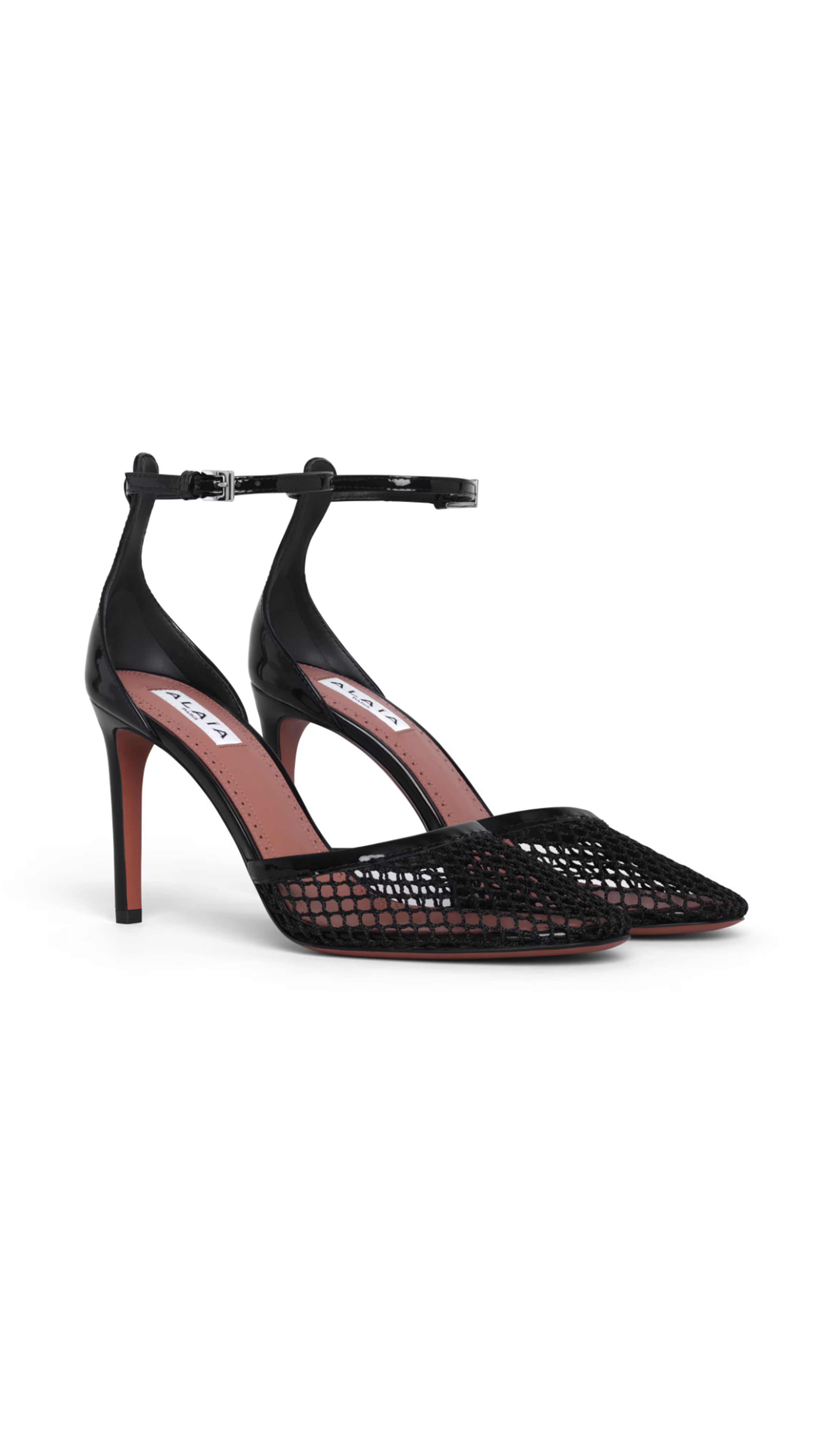 High Fishnet Pump - Black