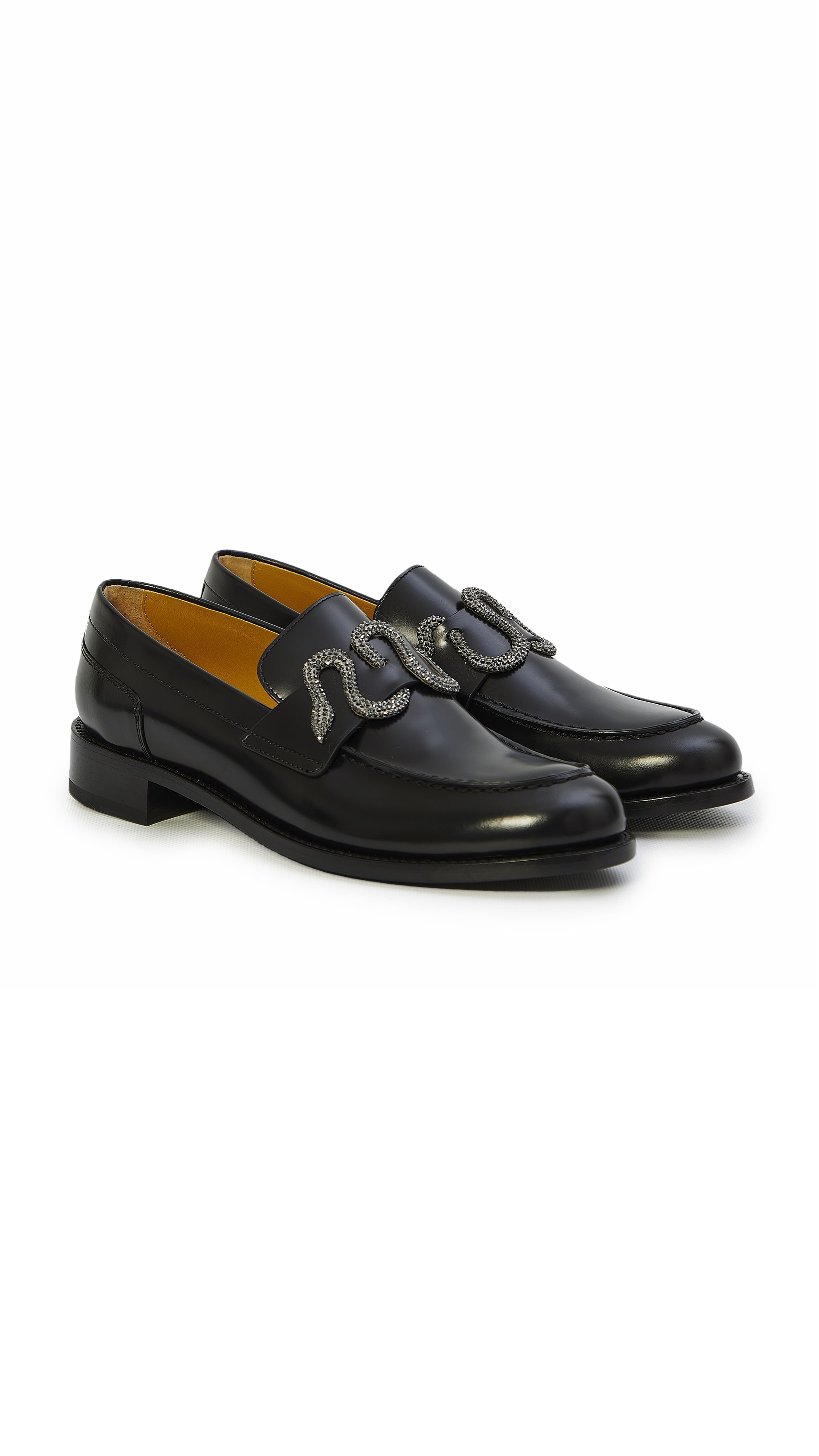 Morgana Loafer - Black/Dark Silver