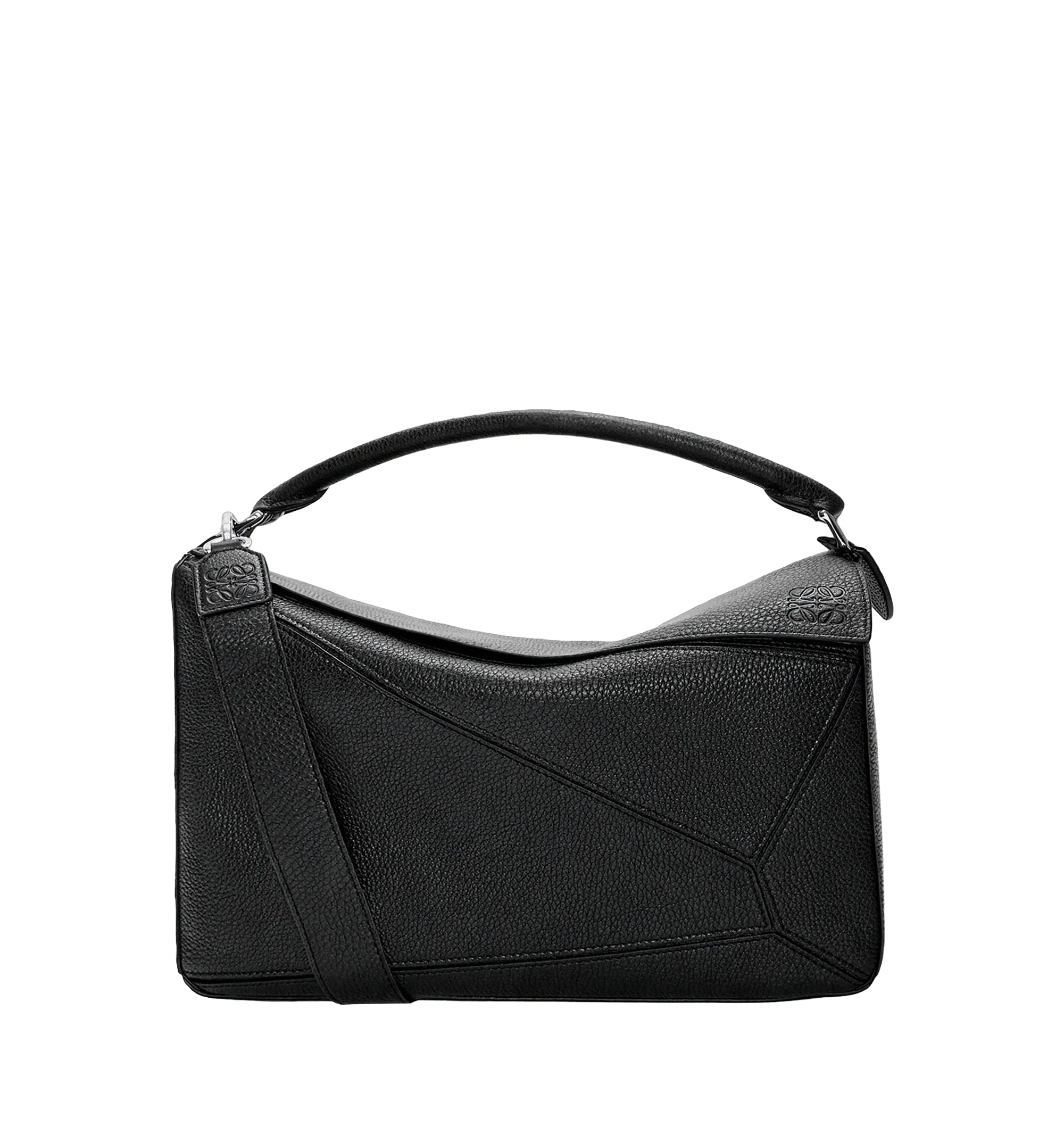 Large Puzzle Bag In Supple Grained Calfskin