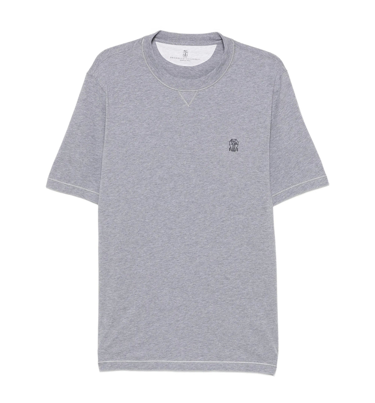 Logo-embroidered T-shirt