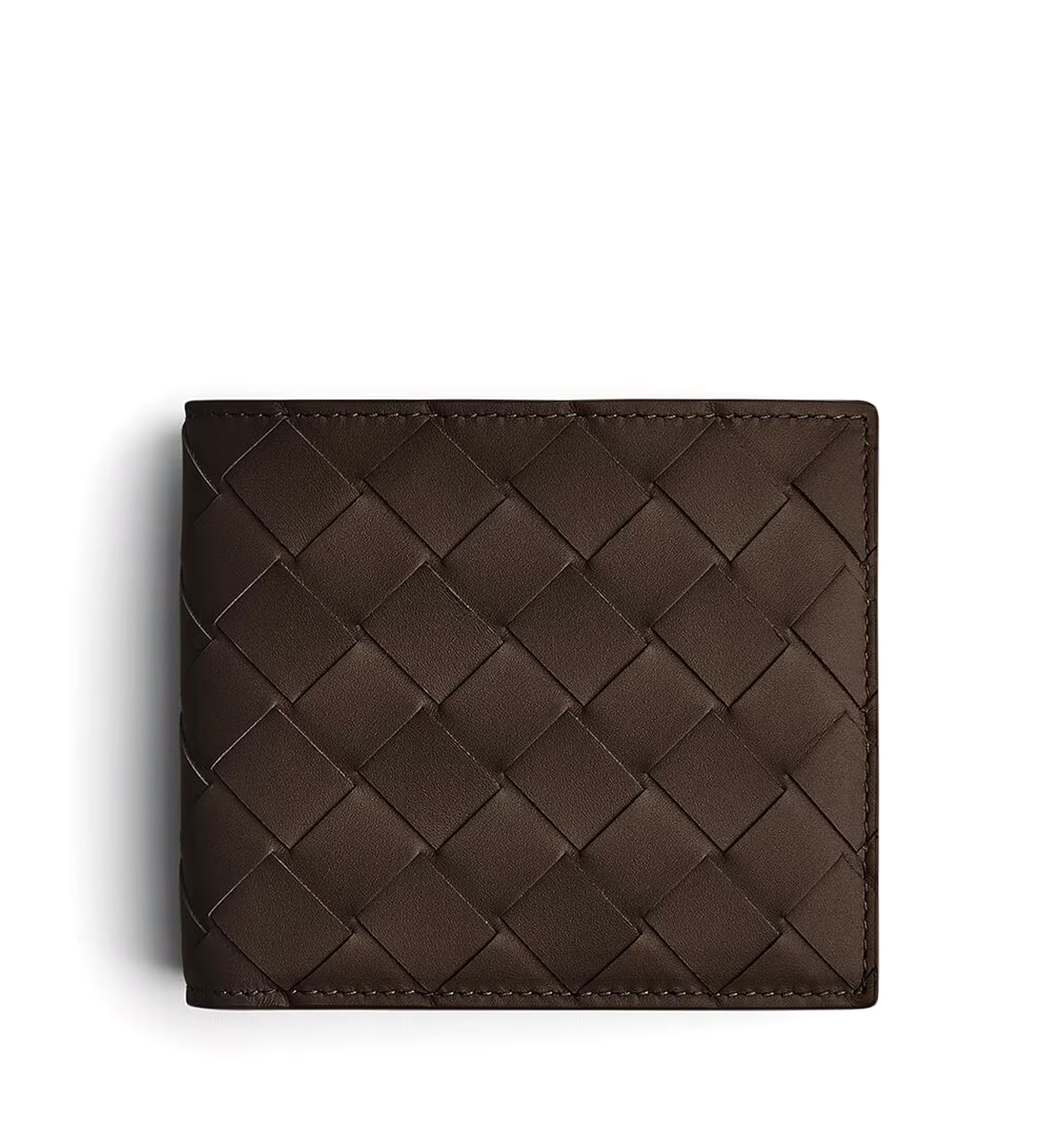 Intrecciato Bi-Fold Wallet With Coin Purse