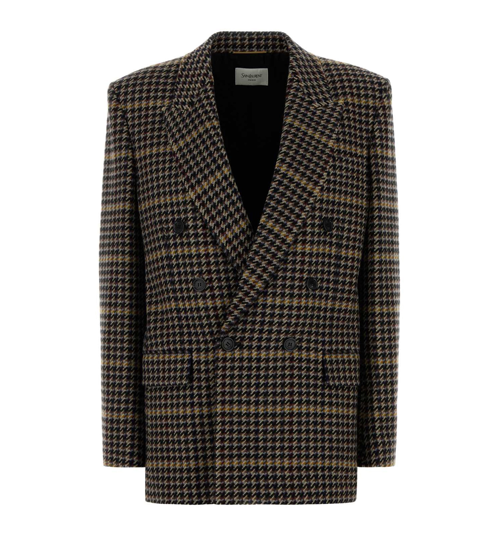 Embroidered Wool Blazer
