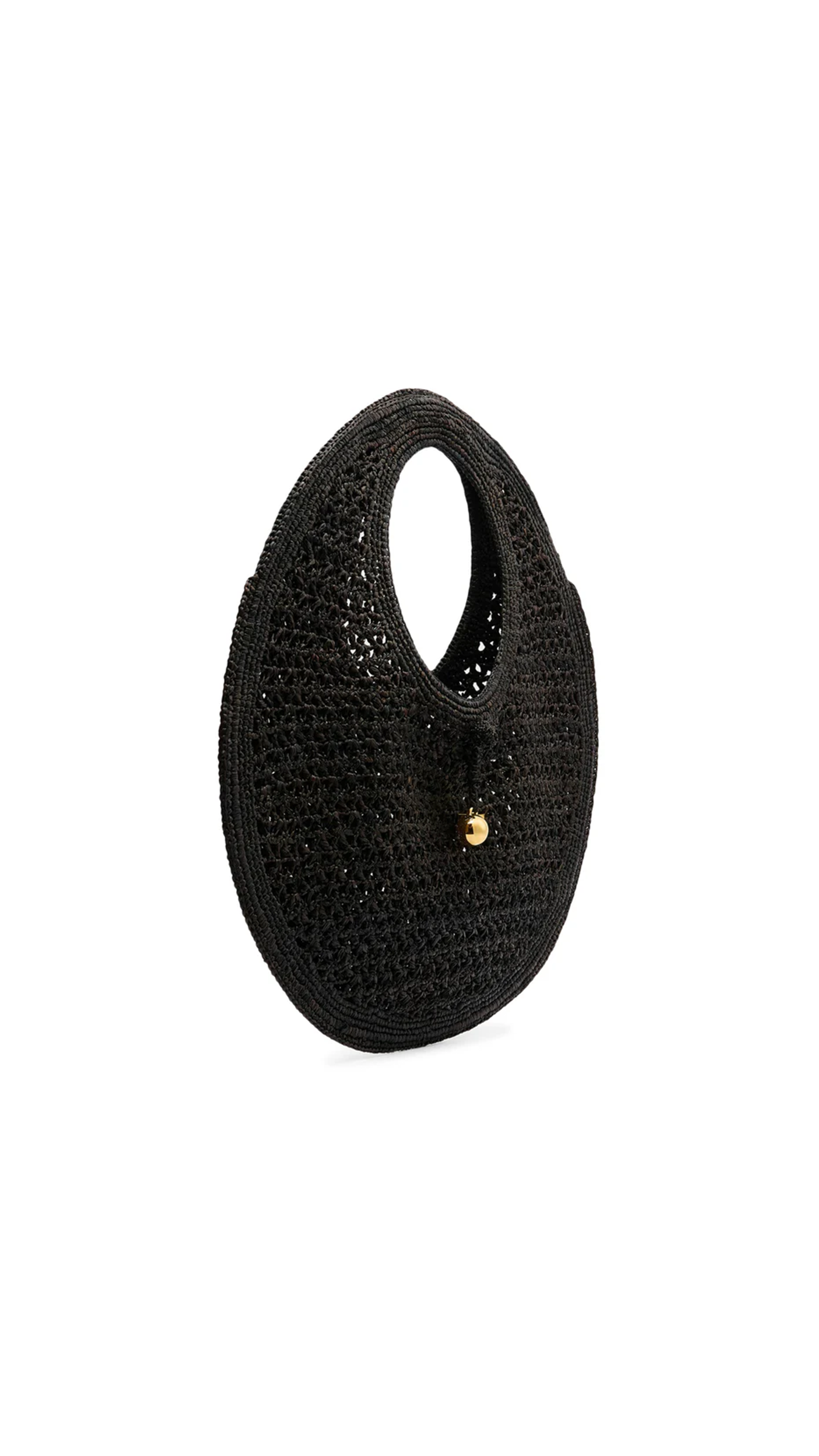 The Spiaggia Round Bag - Black