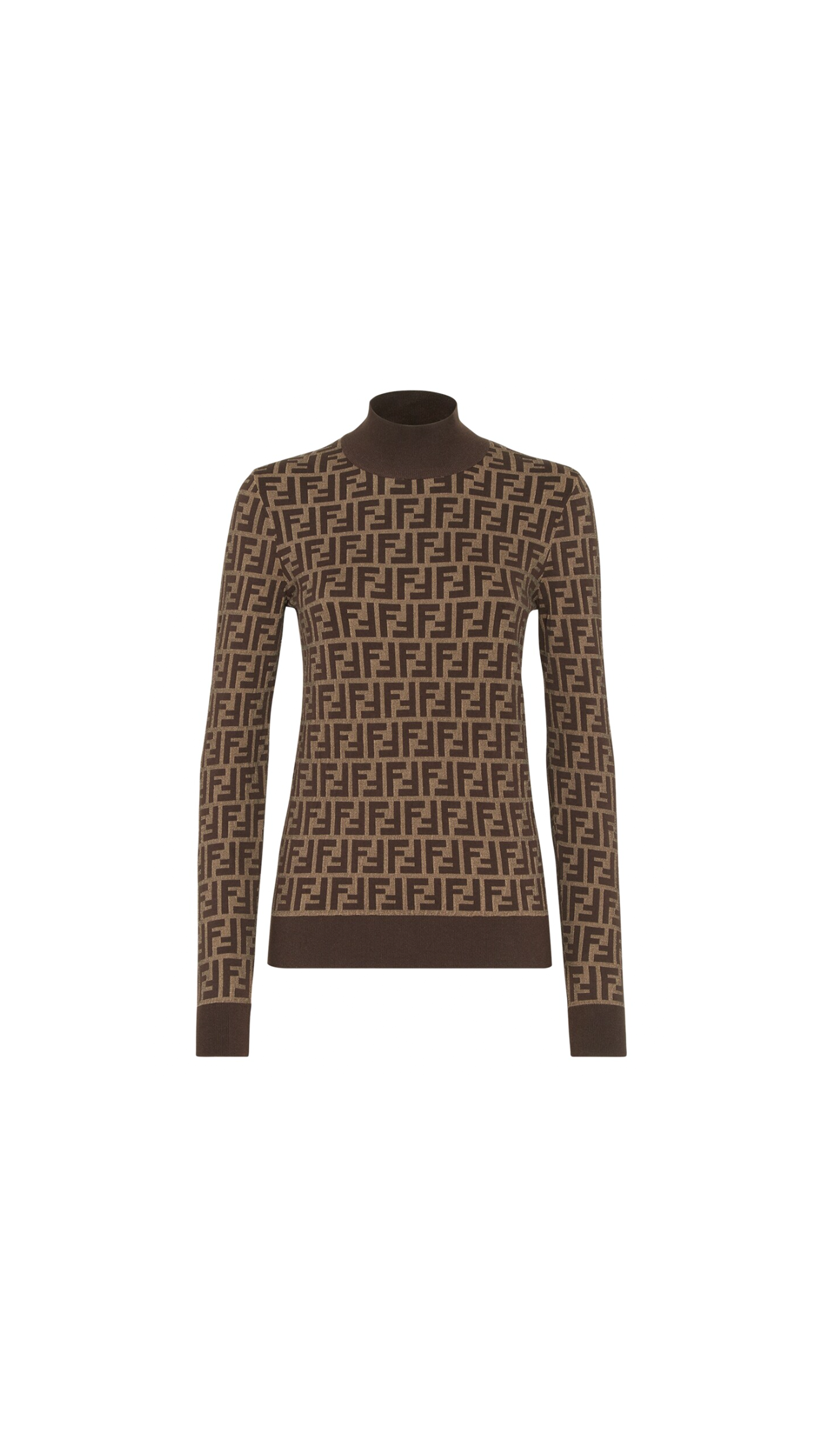 FF Cotton Sweater - Brown