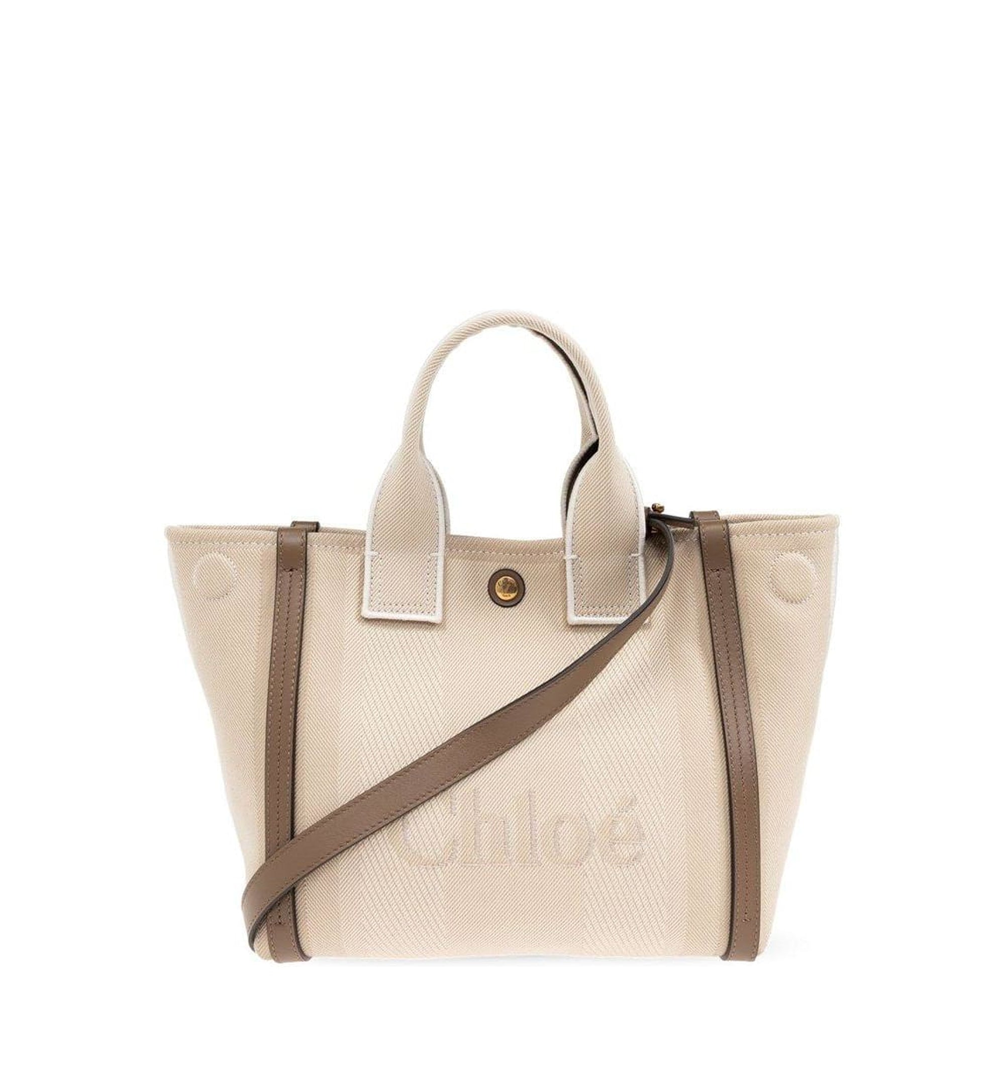 Small Chloé Carry Tote Bag in Canvas