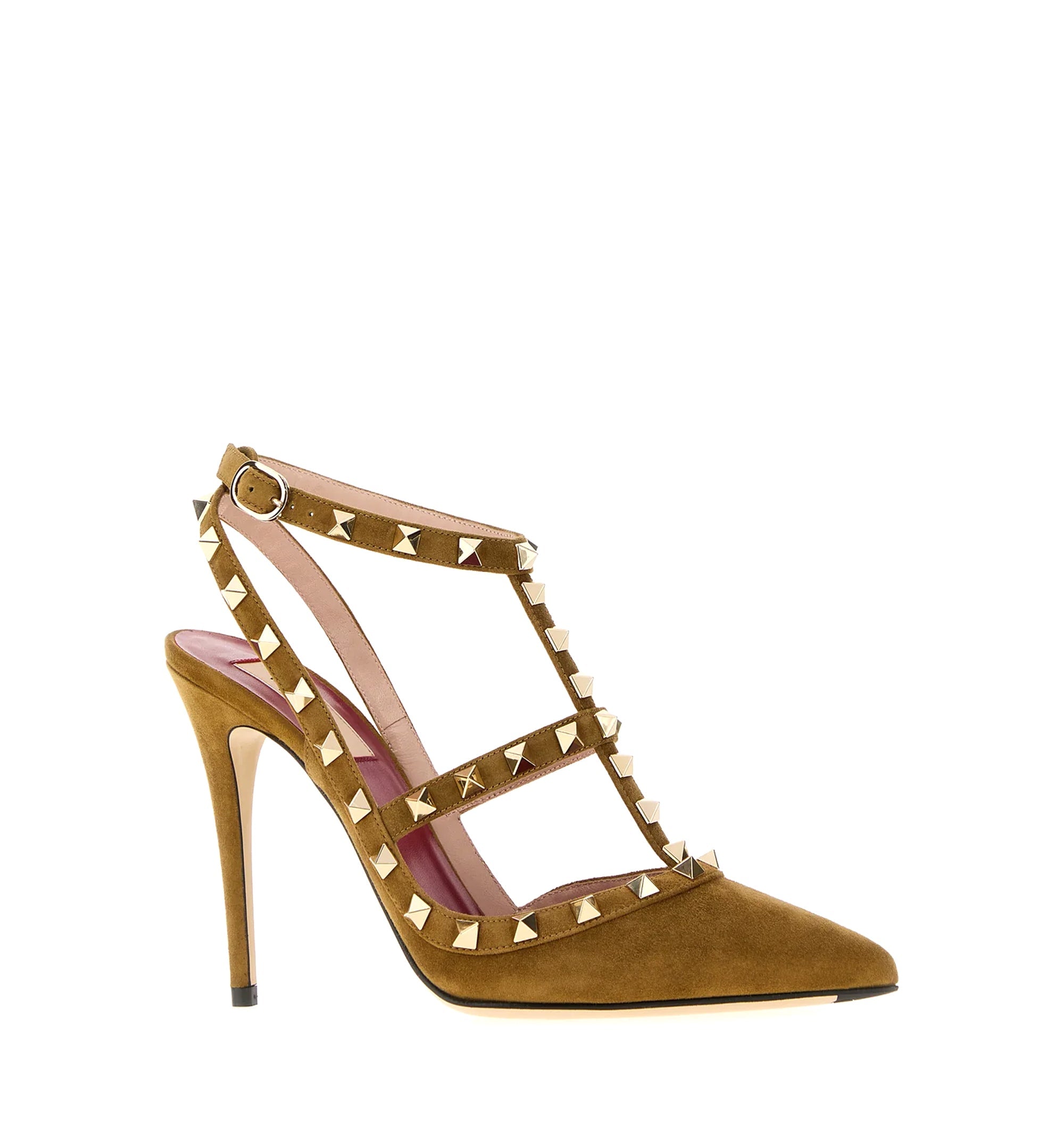 Rockstud Suede Pumps 100mm