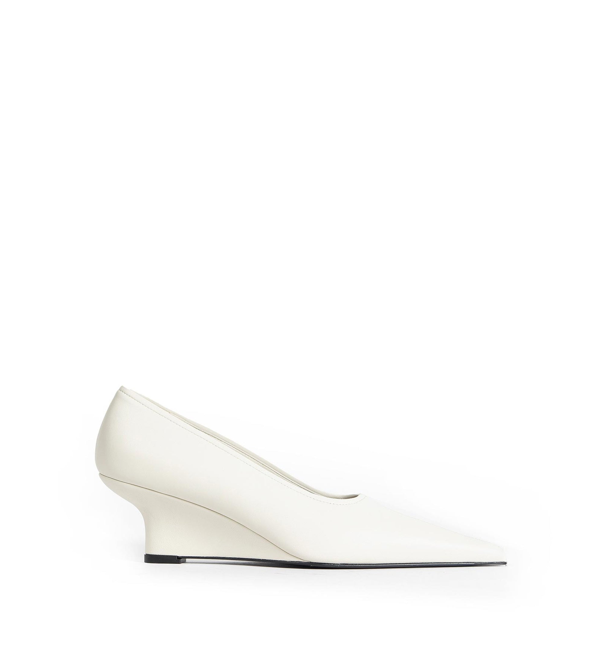 Sharp Nappa Wedge Pumps