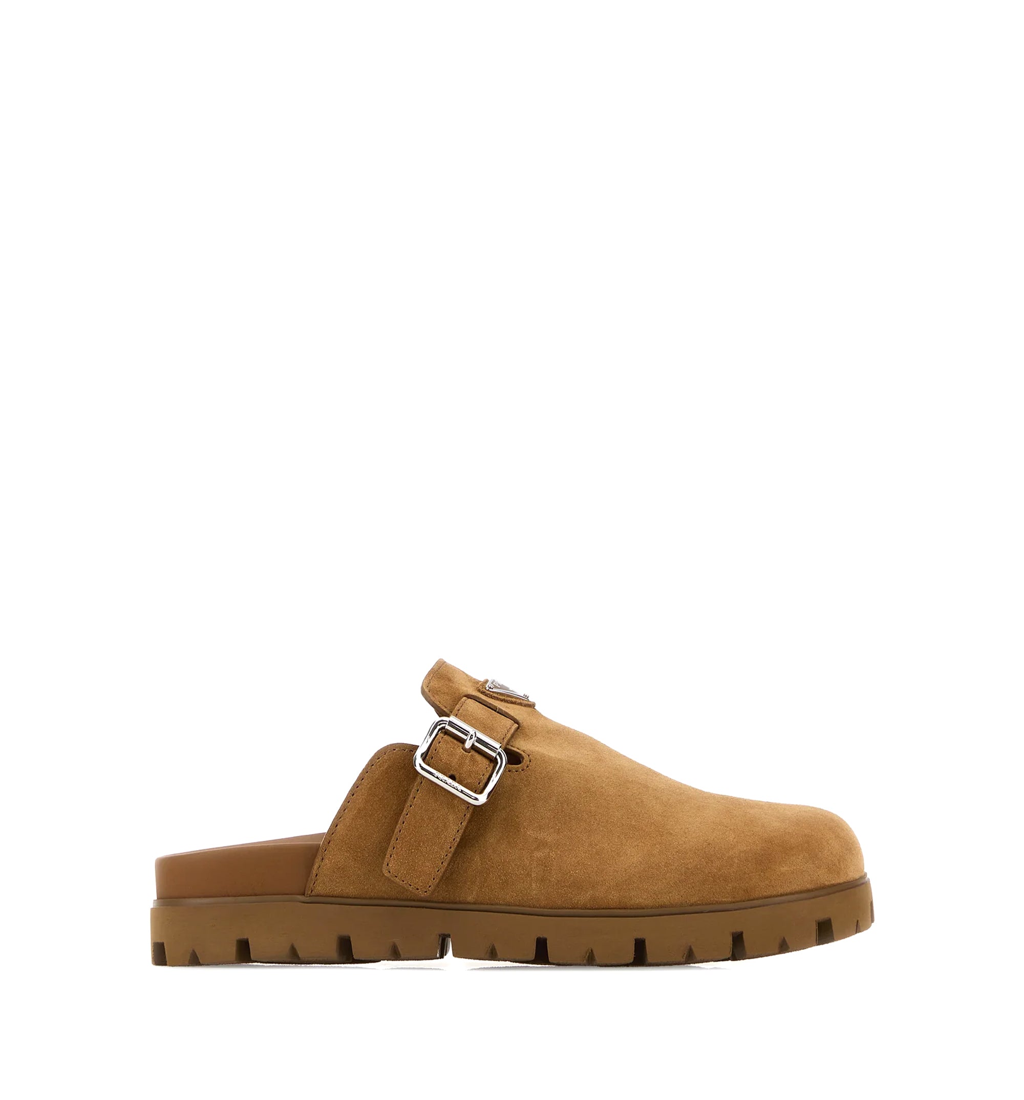 Suede Adjustable Strap Slippers