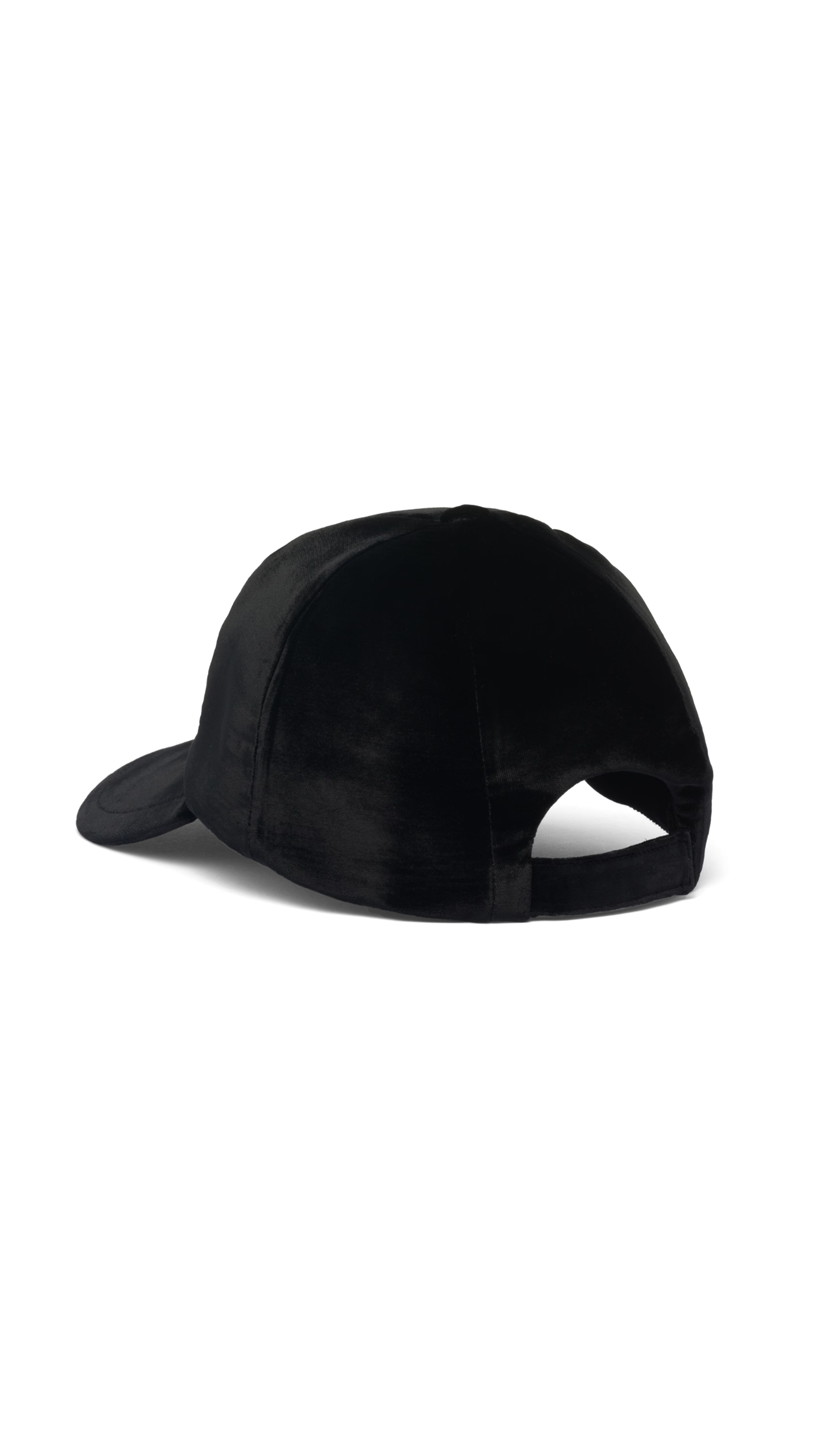 Velvet Baseball Cap - Black